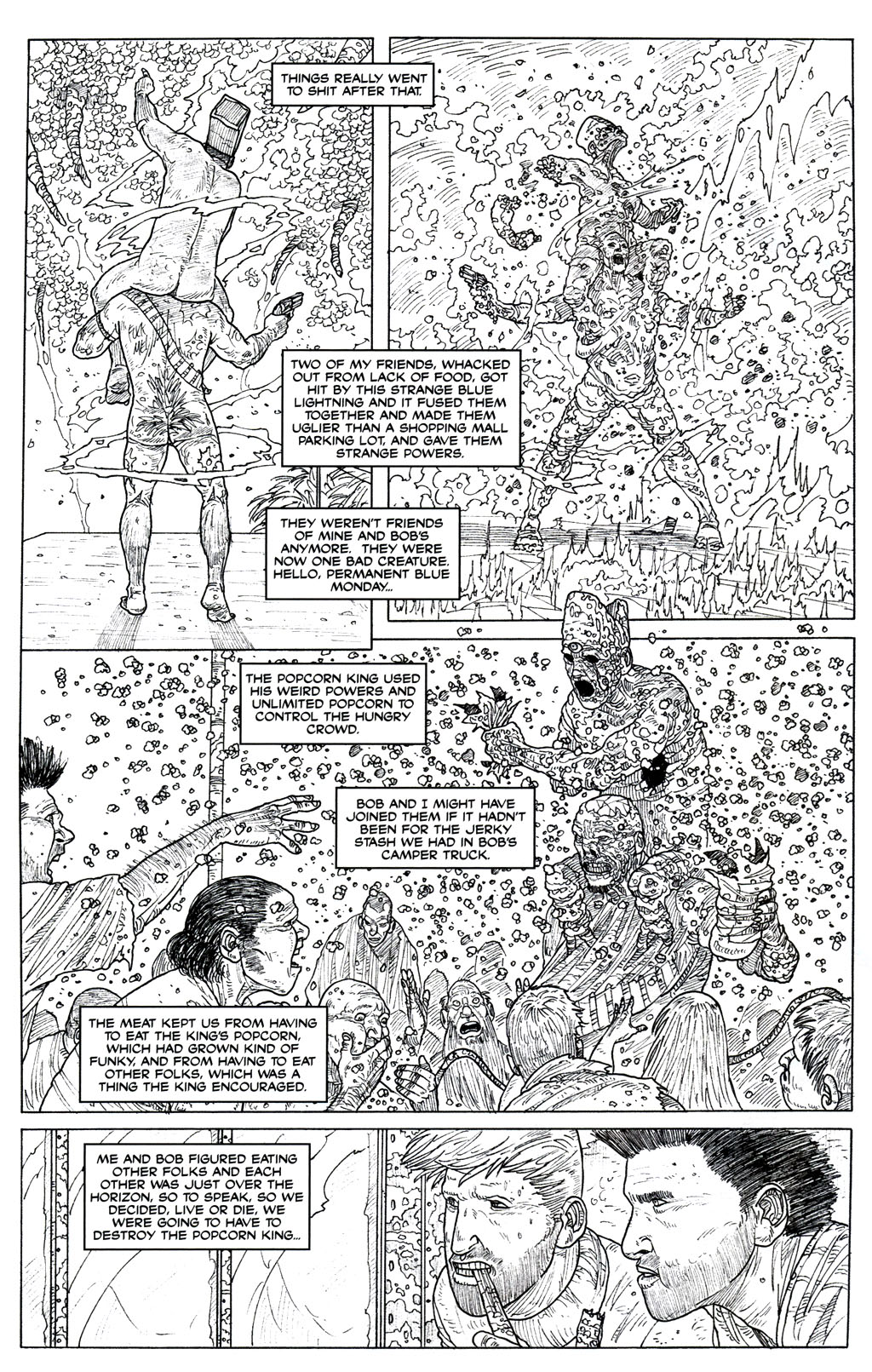 Read online Joe R. Lansdale's The Drive-In 2 comic -  Issue #1 - 5