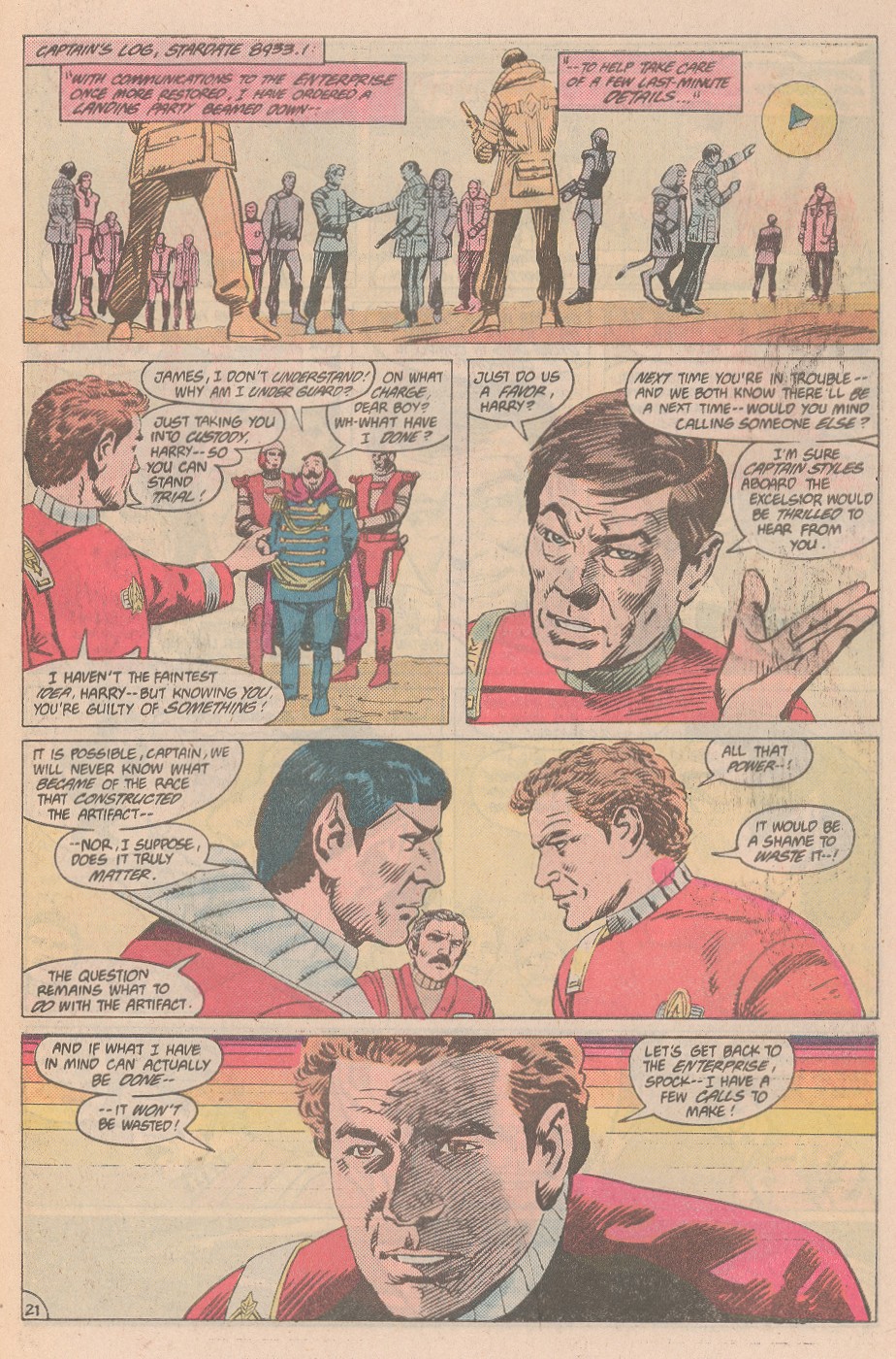 Read online Star Trek (1984) comic -  Issue #40 - 22