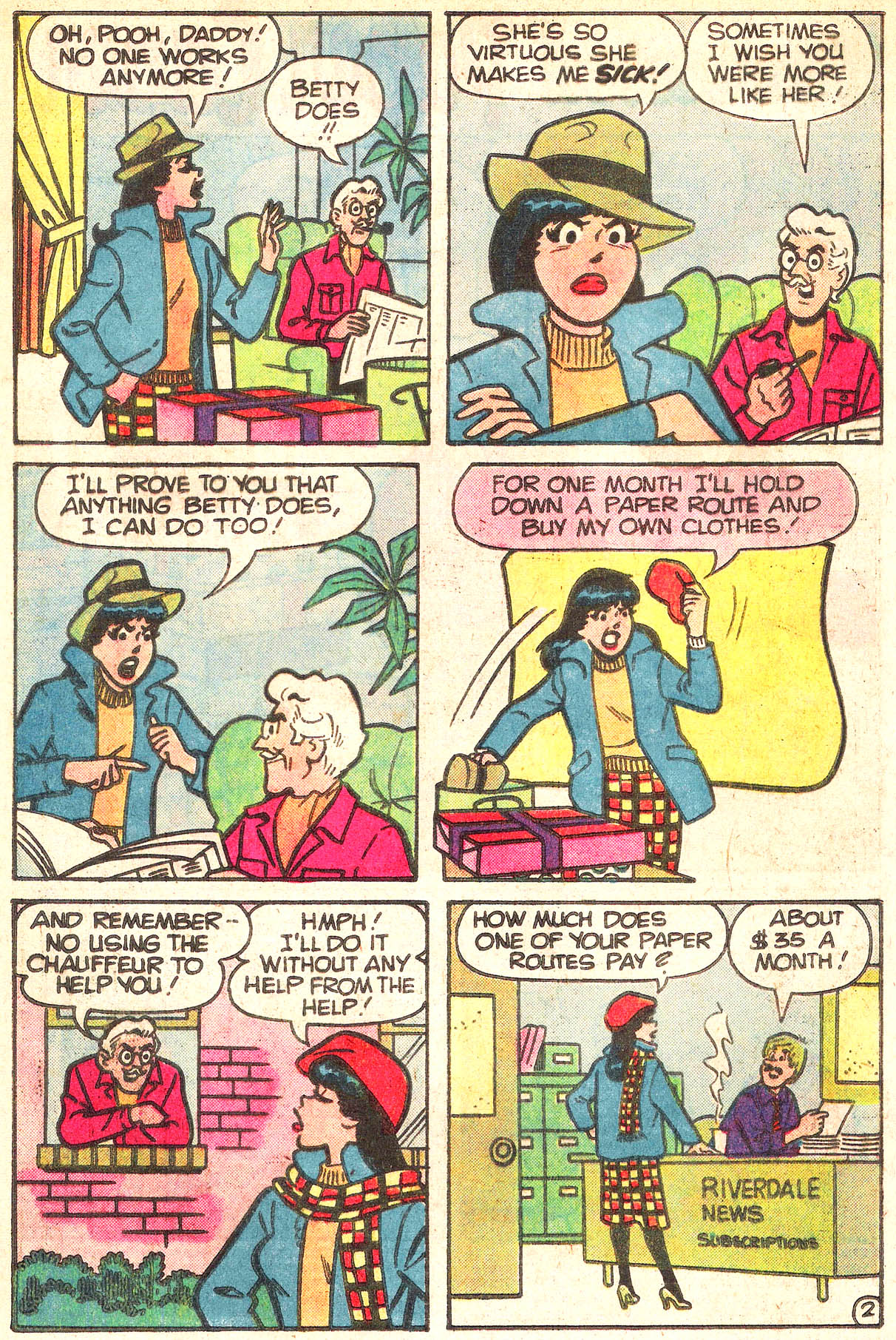 Read online Archie's Girls Betty and Veronica comic -  Issue #293 - 4