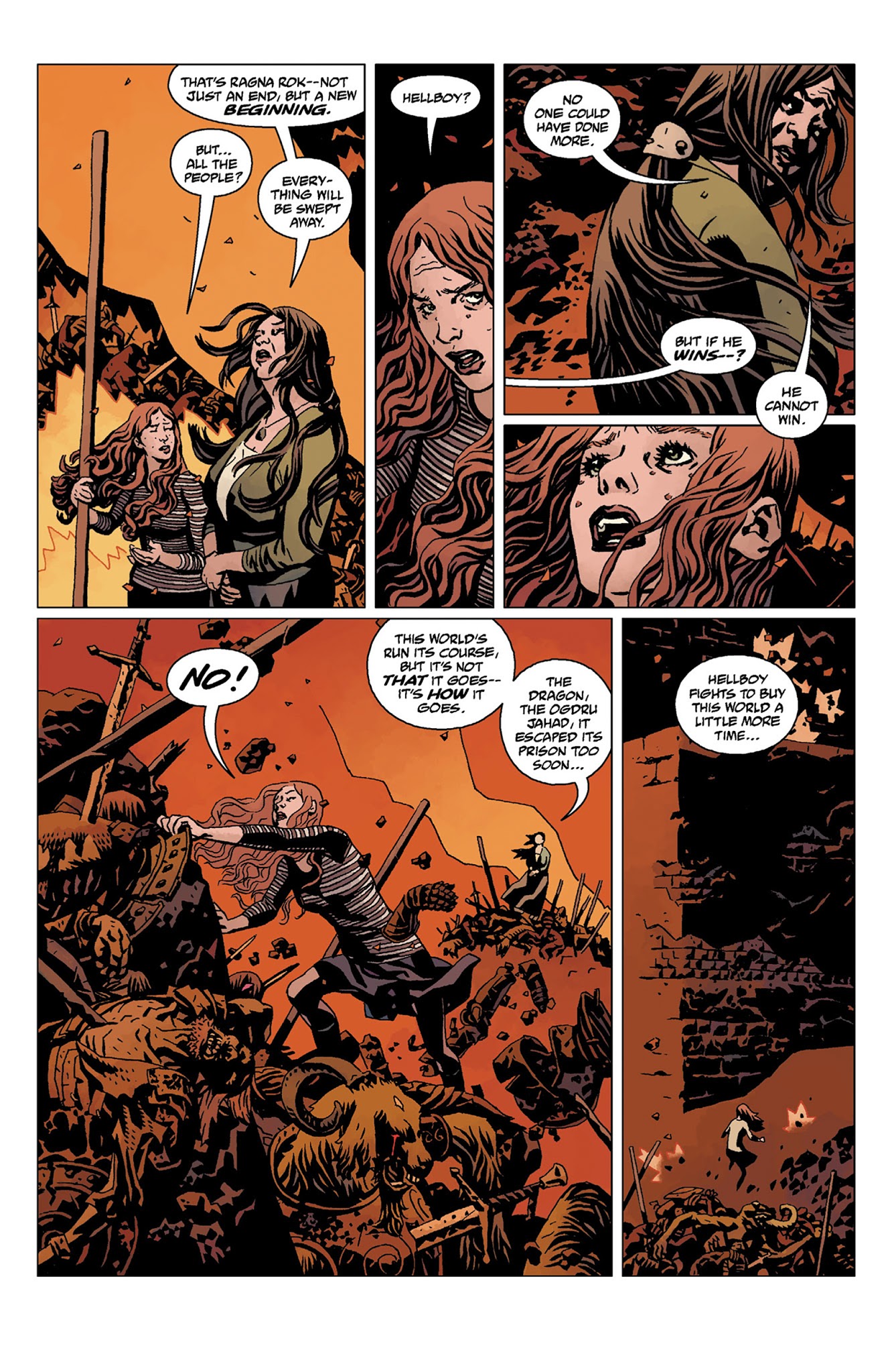 Read online Hellboy: The Storm And The Fury comic -  Issue # TPB - 148