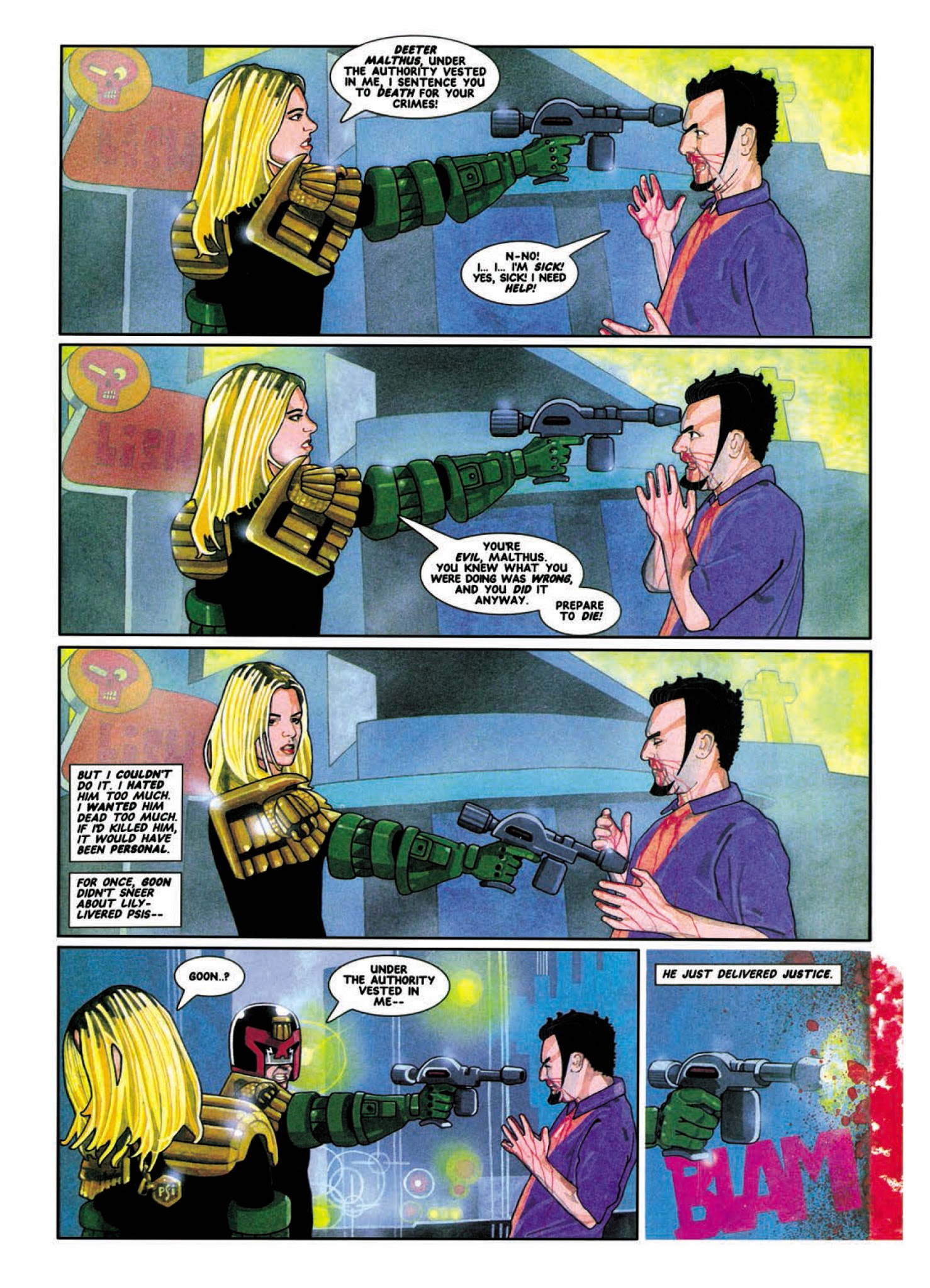 Read online Judge Anderson: The Psi Files comic -  Issue # TPB 3 - 148