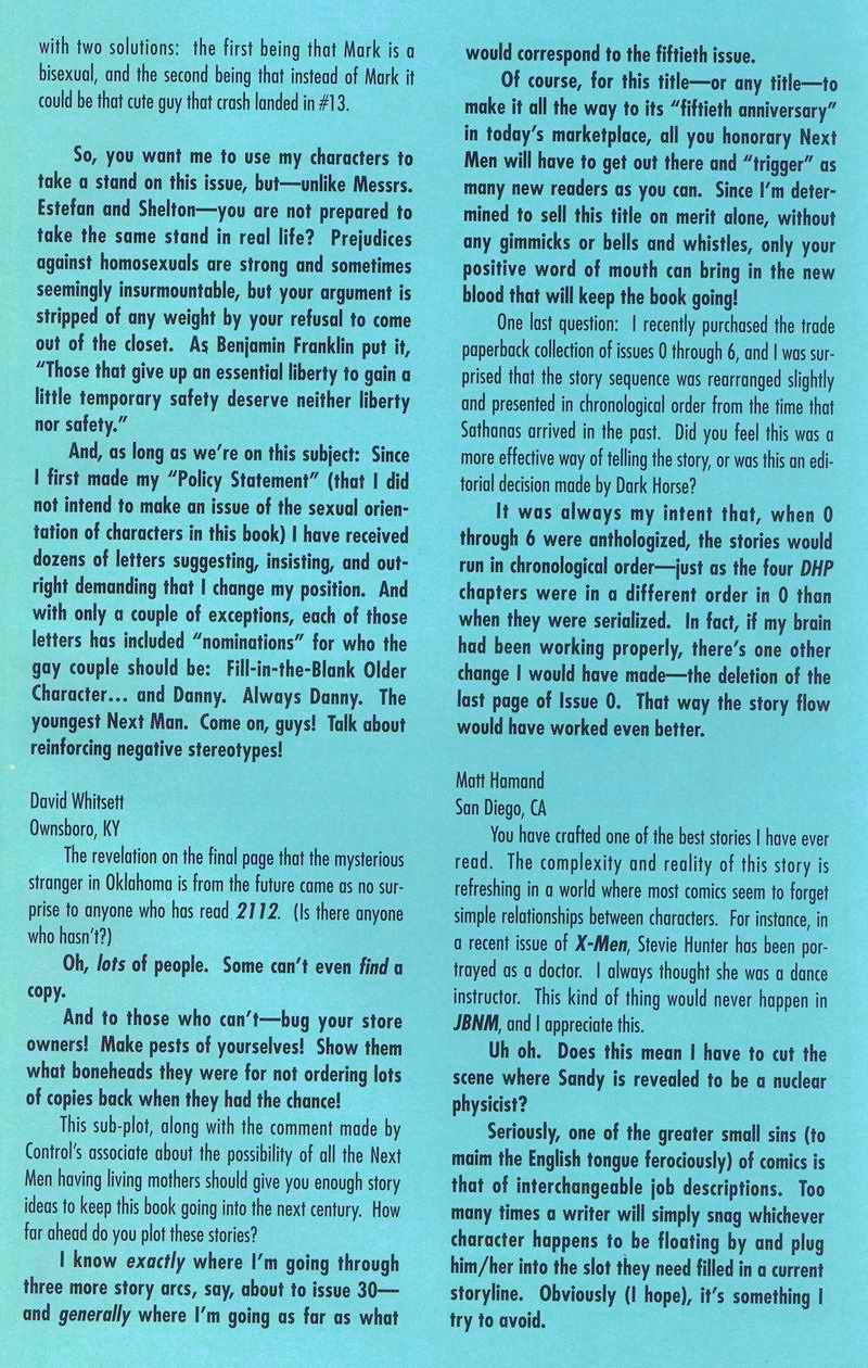 Read online John Byrne's Next Men (1992) comic -  Issue #20 - 29