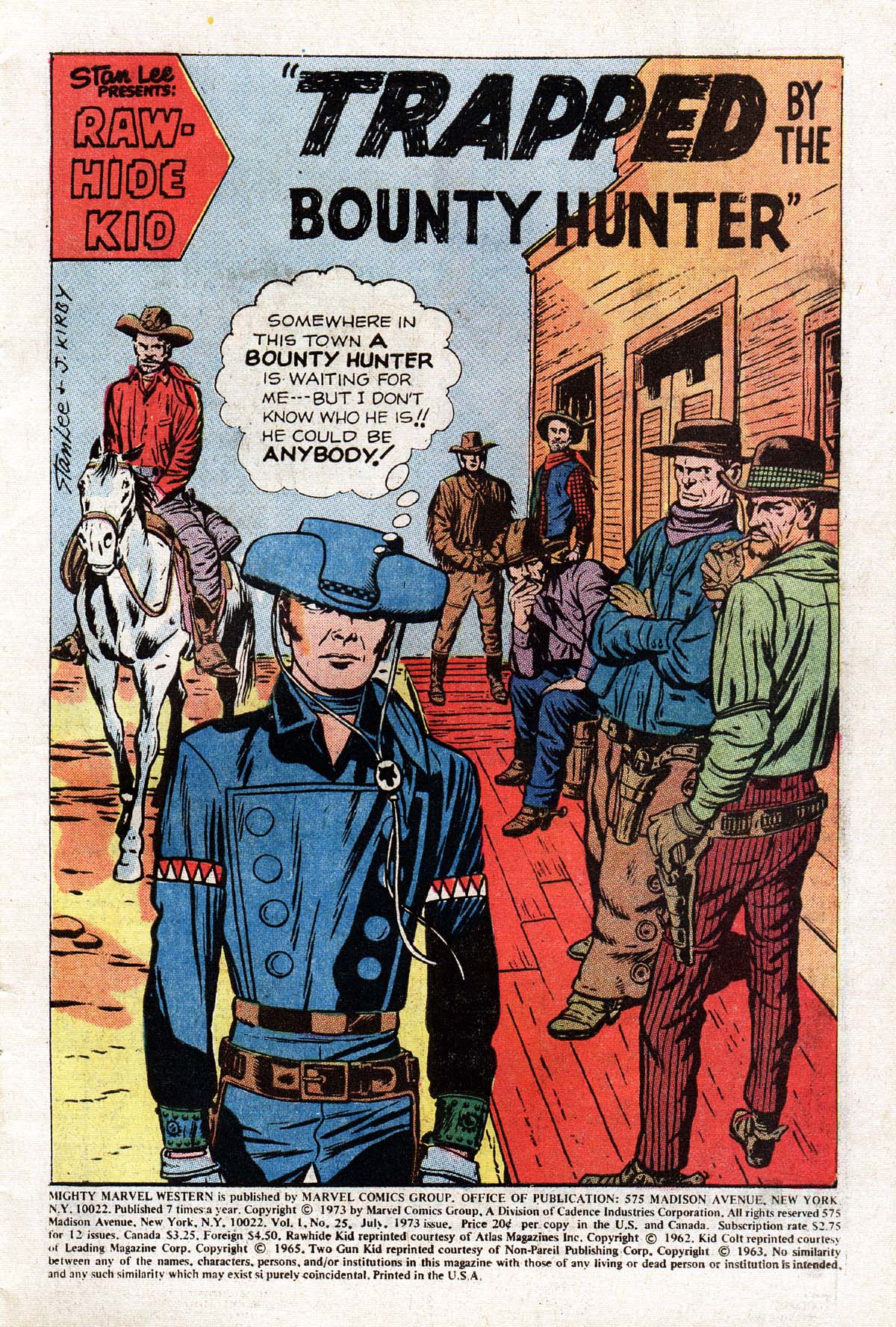 Read online The Mighty Marvel Western comic -  Issue #25 - 2