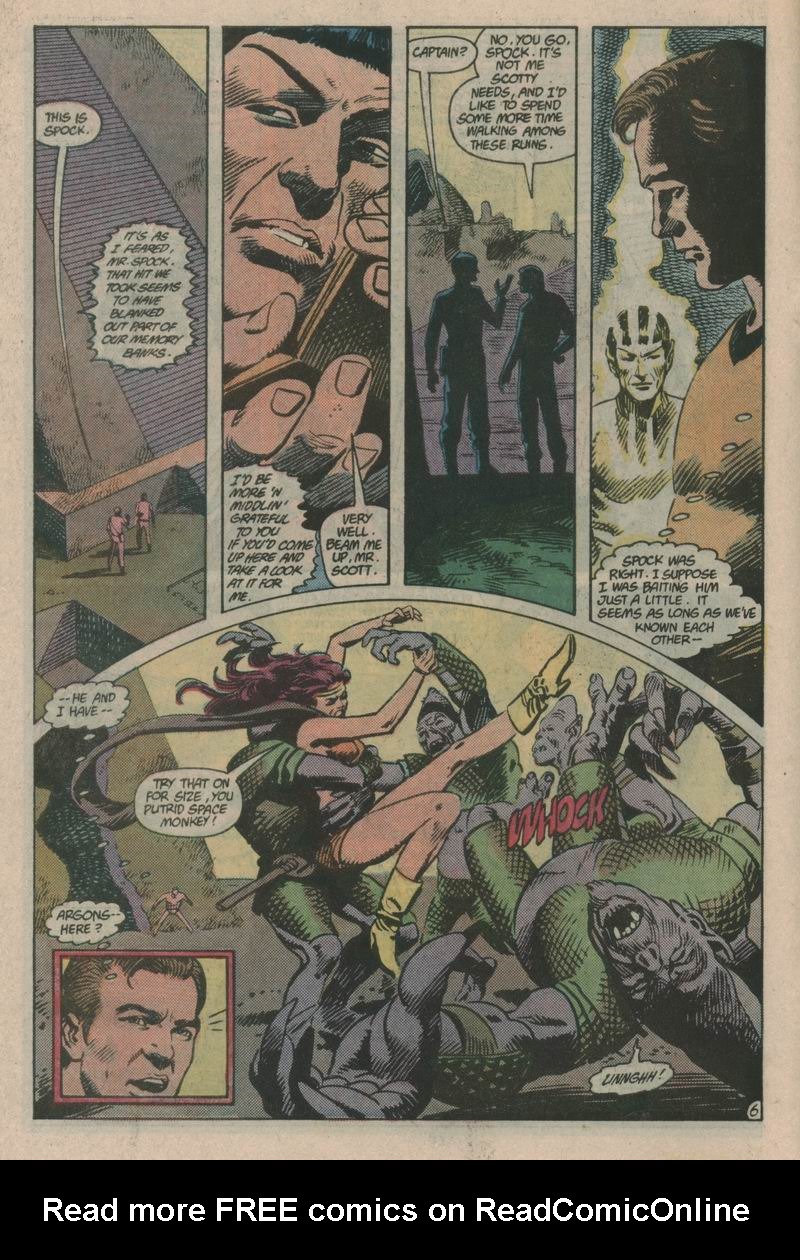 Read online Star Trek (1984) comic -  Issue #38 - 7