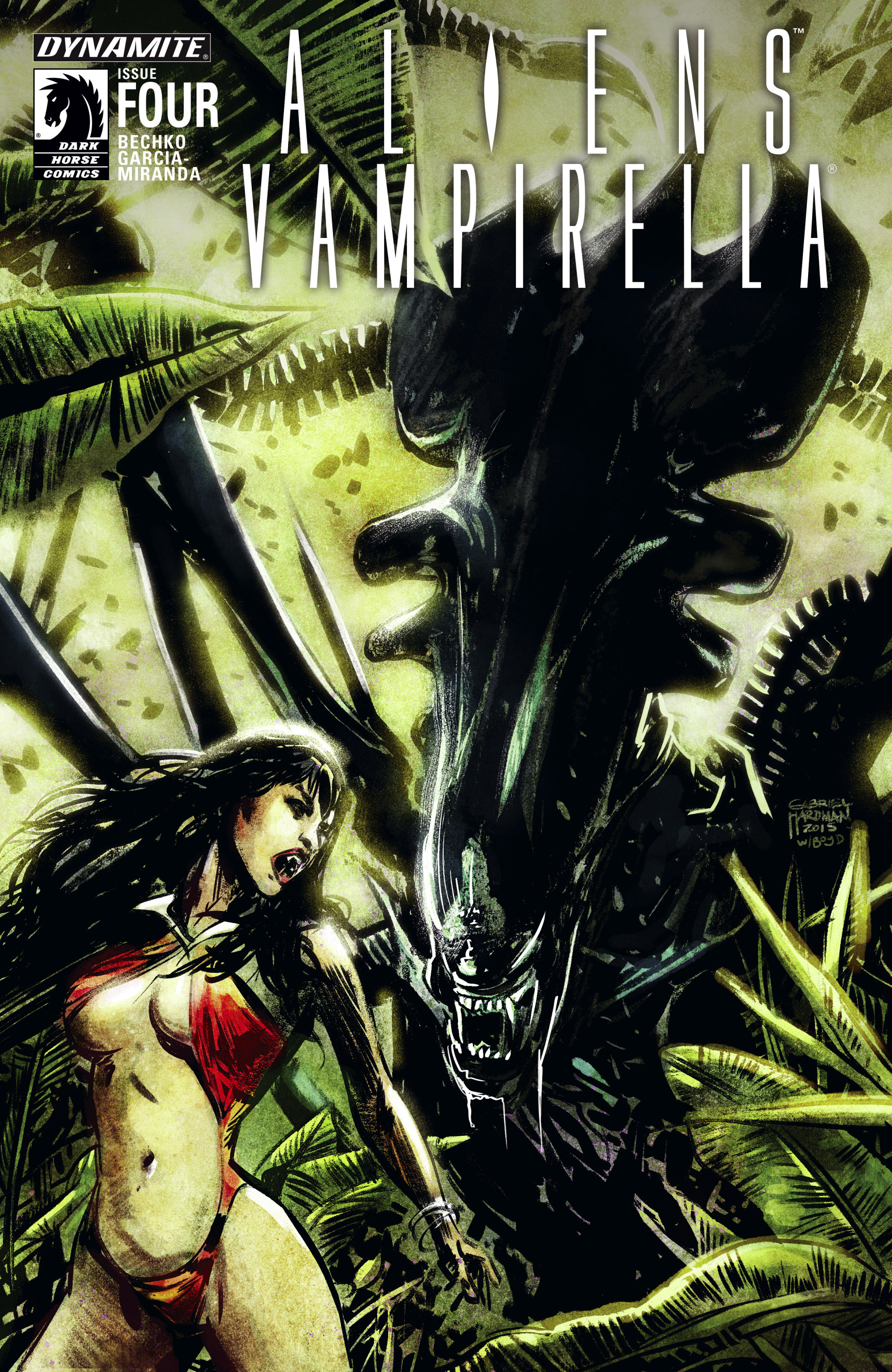 Read online Aliens/Vampirella comic -  Issue #4 - 1