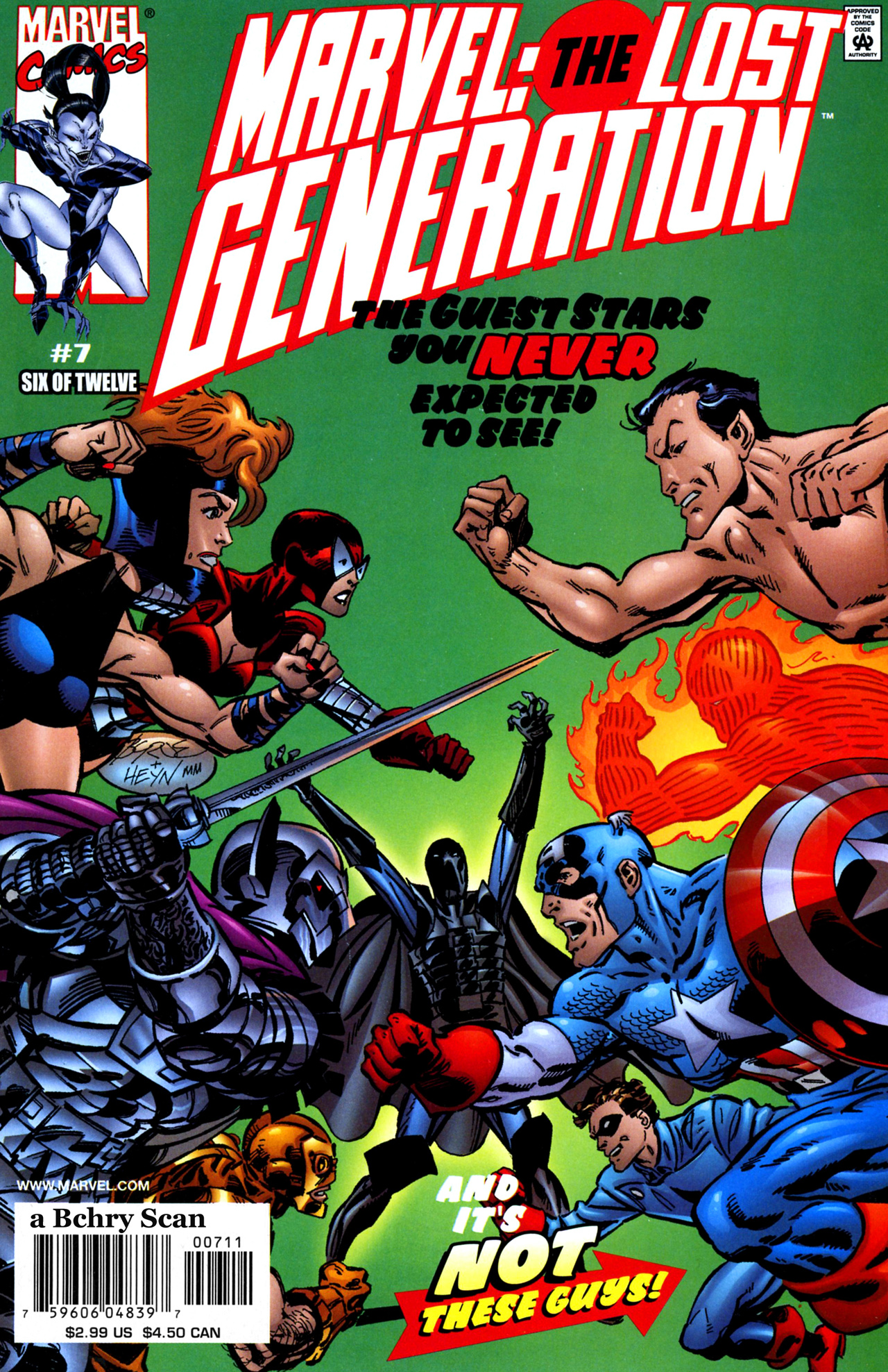 Read online Marvel: The Lost Generation comic -  Issue #7 - 1
