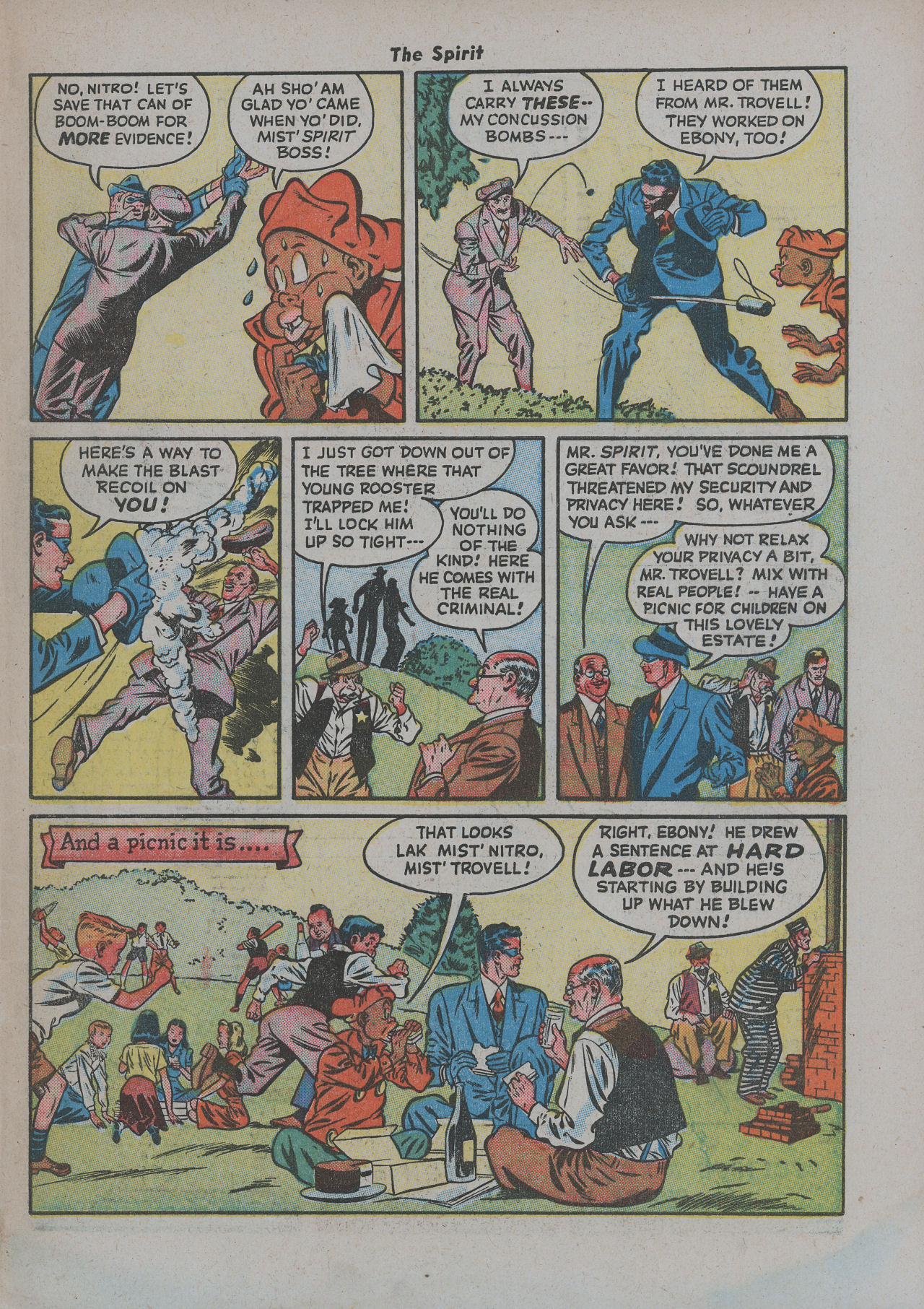 Read online The Spirit (1944) comic -  Issue #12 - 49