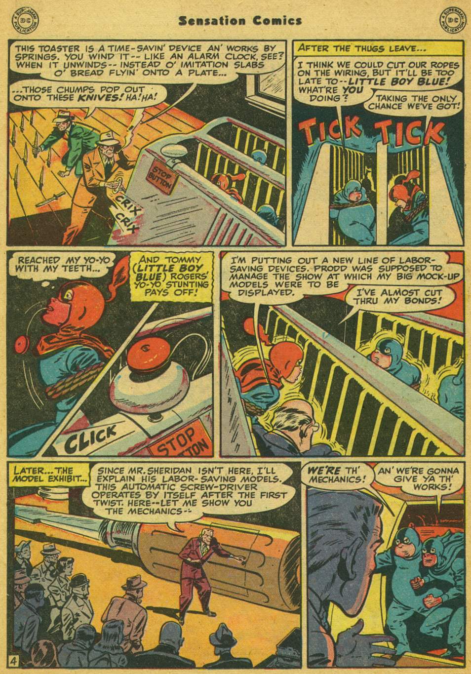 Read online Sensation (Mystery) Comics comic -  Issue #80 - 19