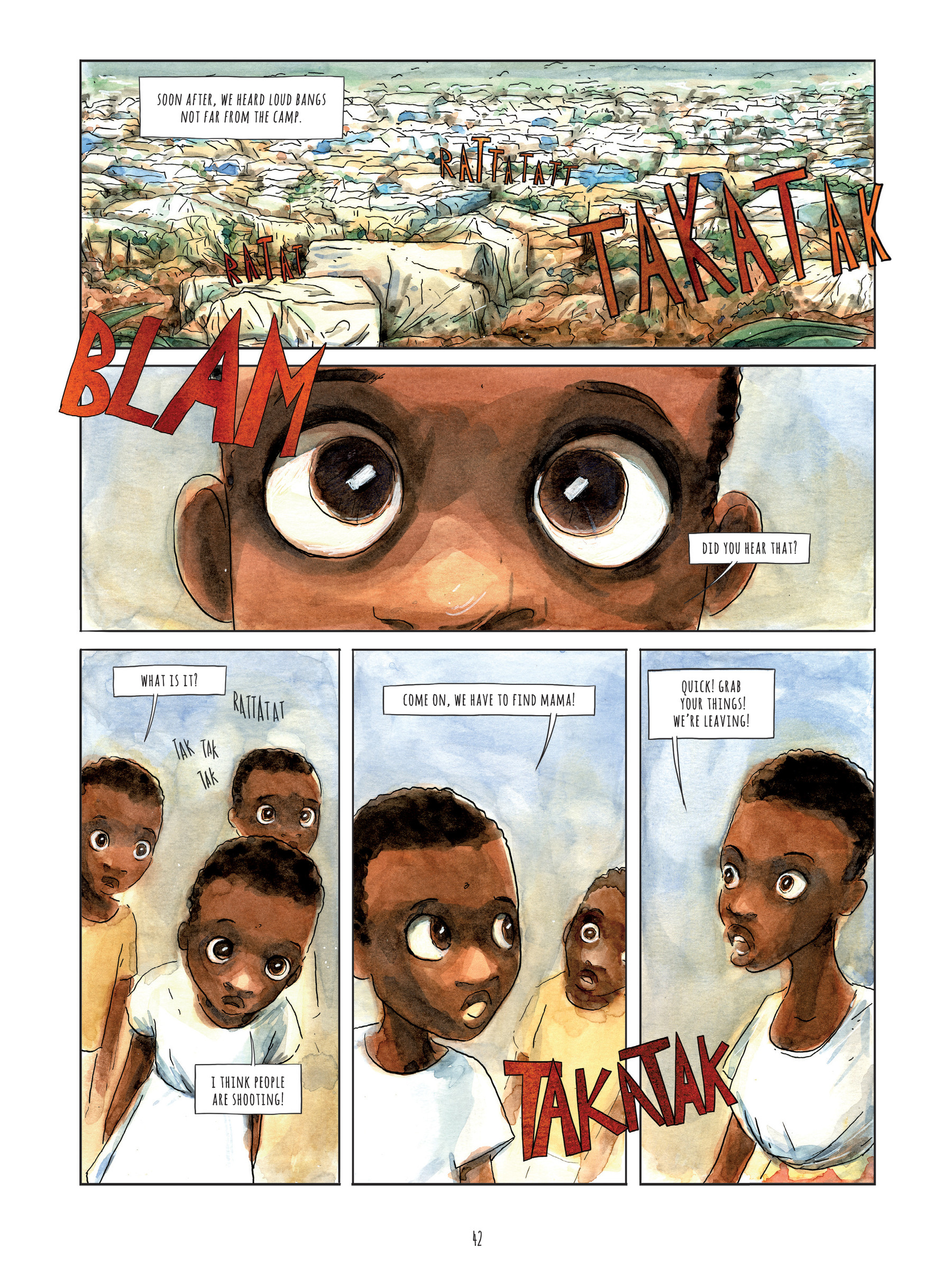Read online Alice on the Run: One Child's Journey Through the Rwandan Civil War comic -  Issue # TPB - 41