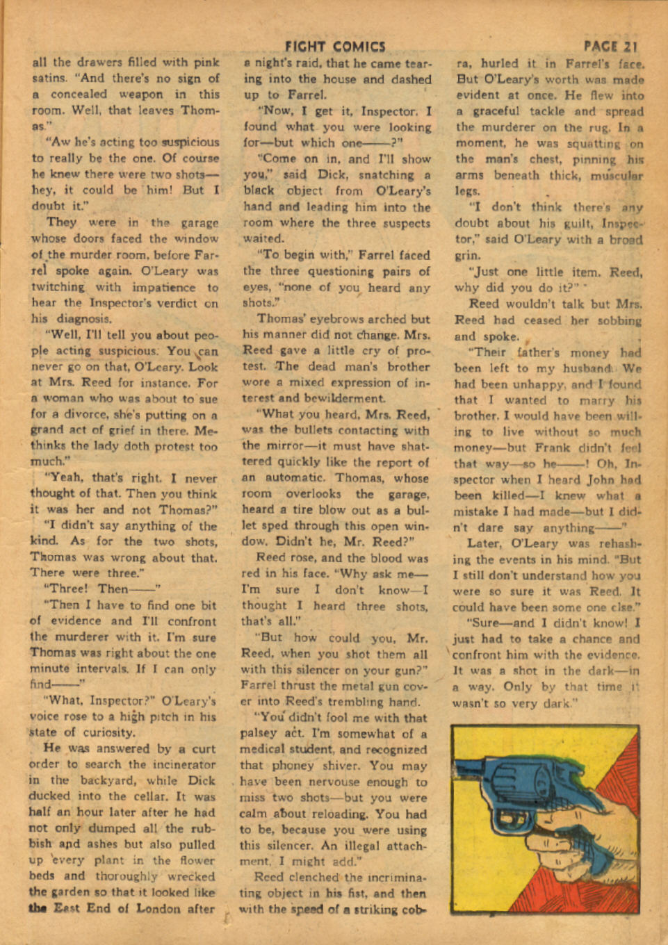 Read online Fight Comics comic -  Issue #19 - 23