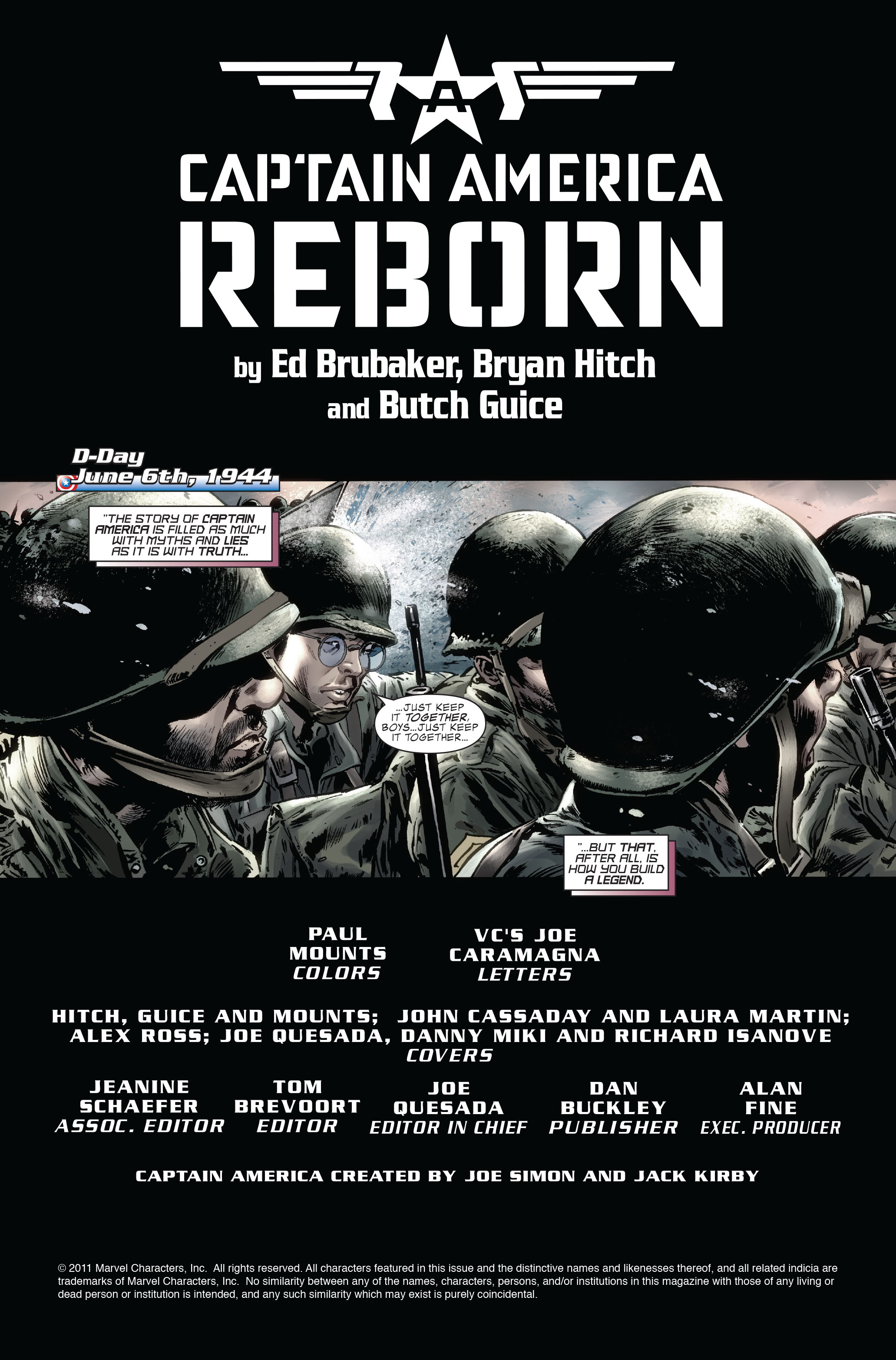 Read online Captain America: Reborn comic -  Issue #1 - 2