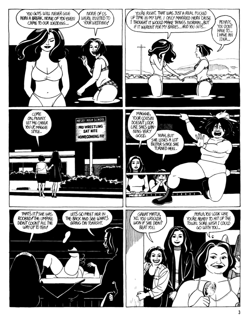 Read online Love and Rockets (1982) comic -  Issue #42 - 5