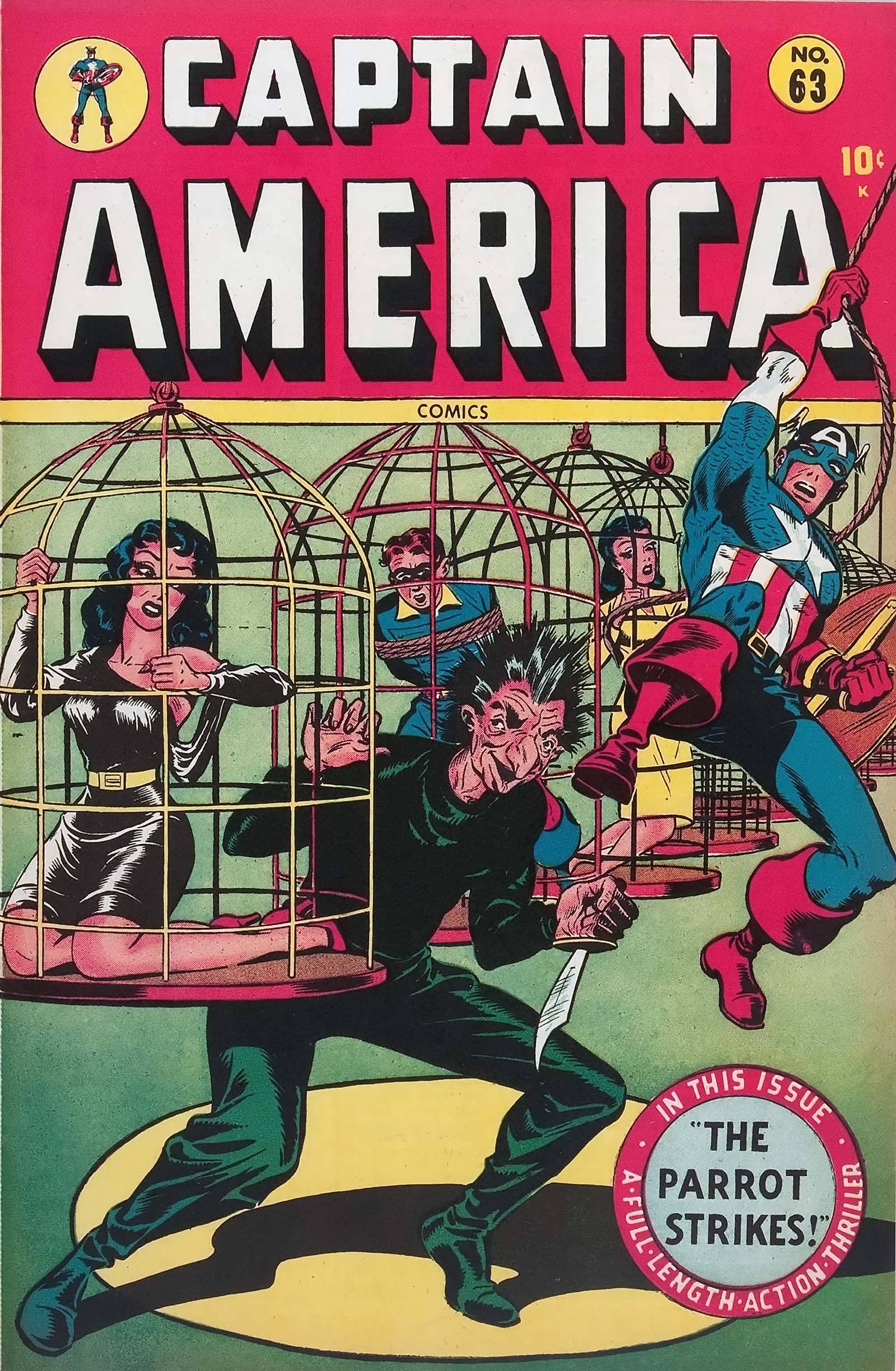 Read online Captain America Comics comic -  Issue #63 - 1