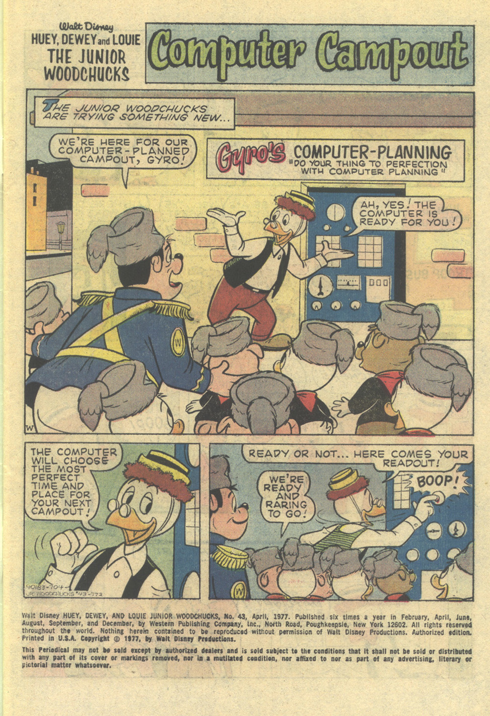 Read online Huey, Dewey, and Louie Junior Woodchucks comic -  Issue #43 - 3