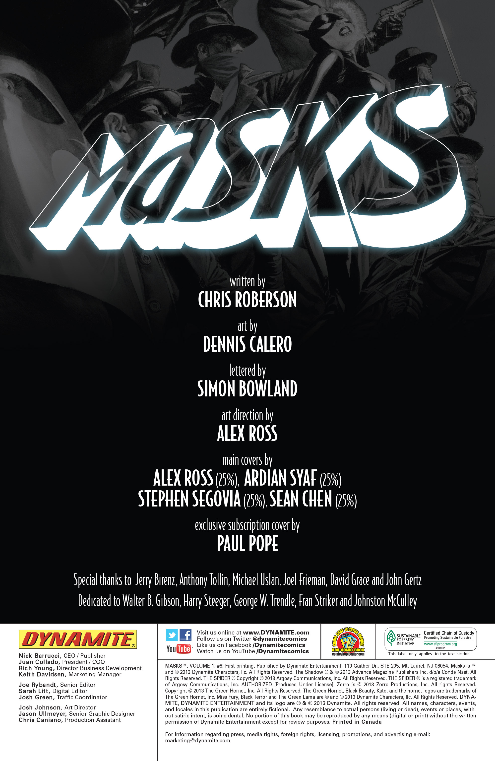Read online Masks comic -  Issue #8 - 5