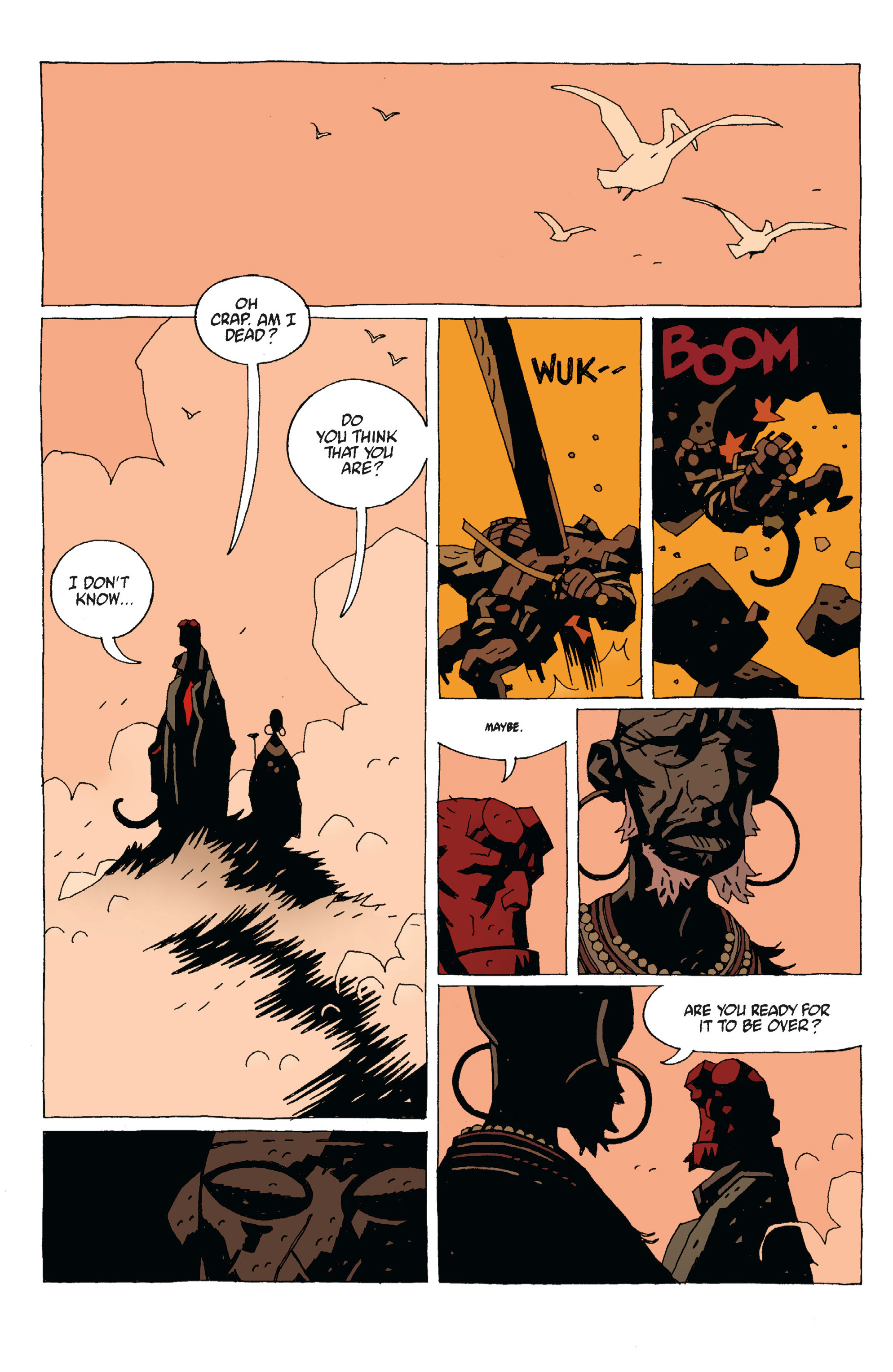 Read online Hellboy comic -  Issue #6 - 96