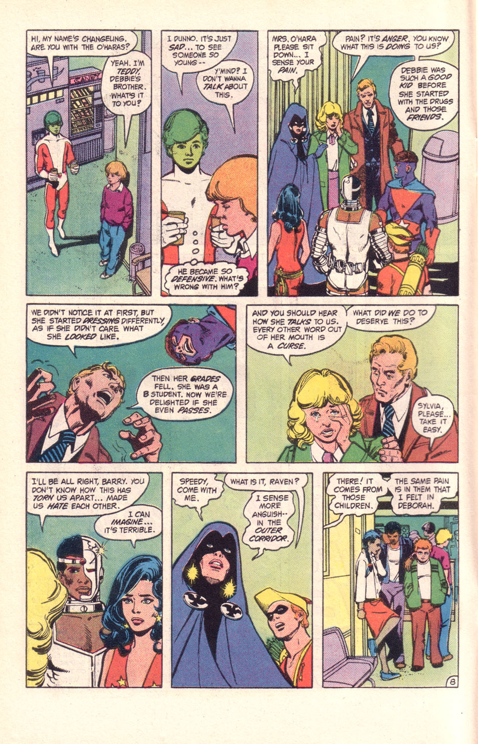Read online The New Teen Titans (Drug Awareness Specials) comic -  Issue #2 - 10