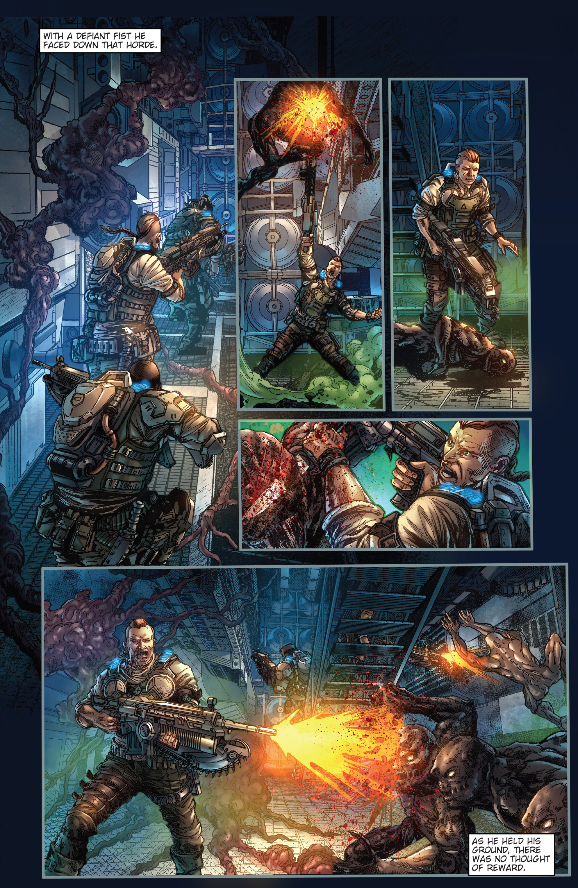 Read online Gears of War: Hivebusters comic -  Issue #4 - 18