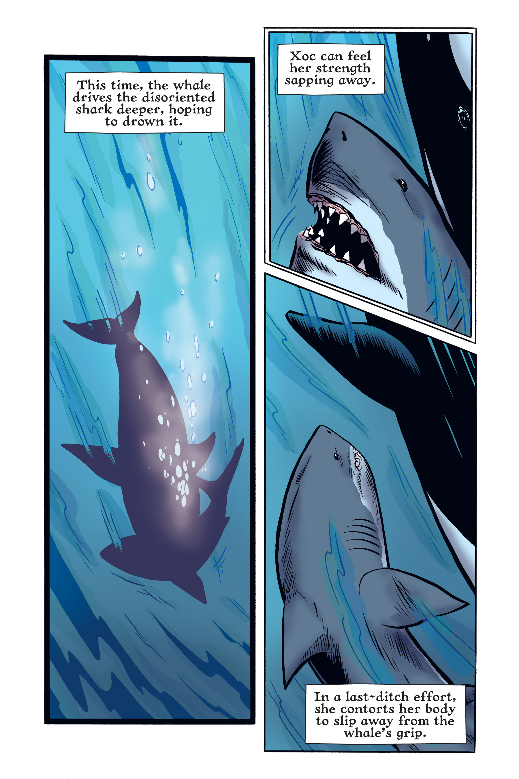 Read online Xoc: Journey of a Great White comic -  Issue # TPB - 120