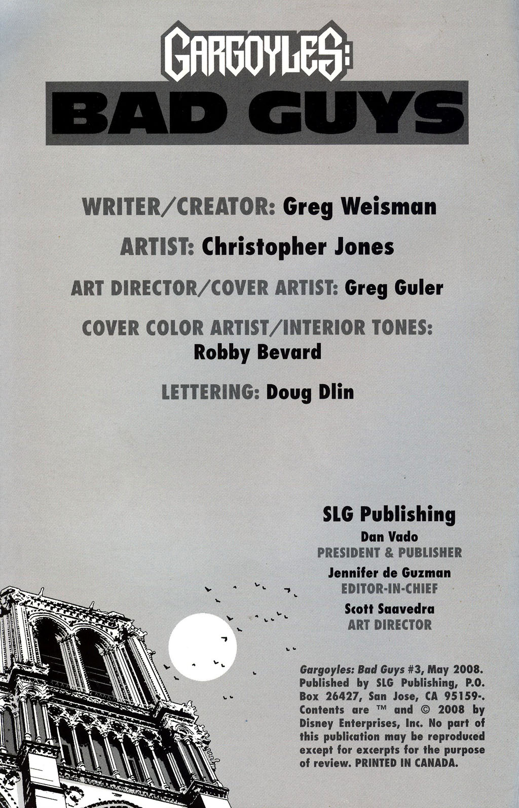 Read online Gargoyles: Bad Guys comic -  Issue #3 - 2