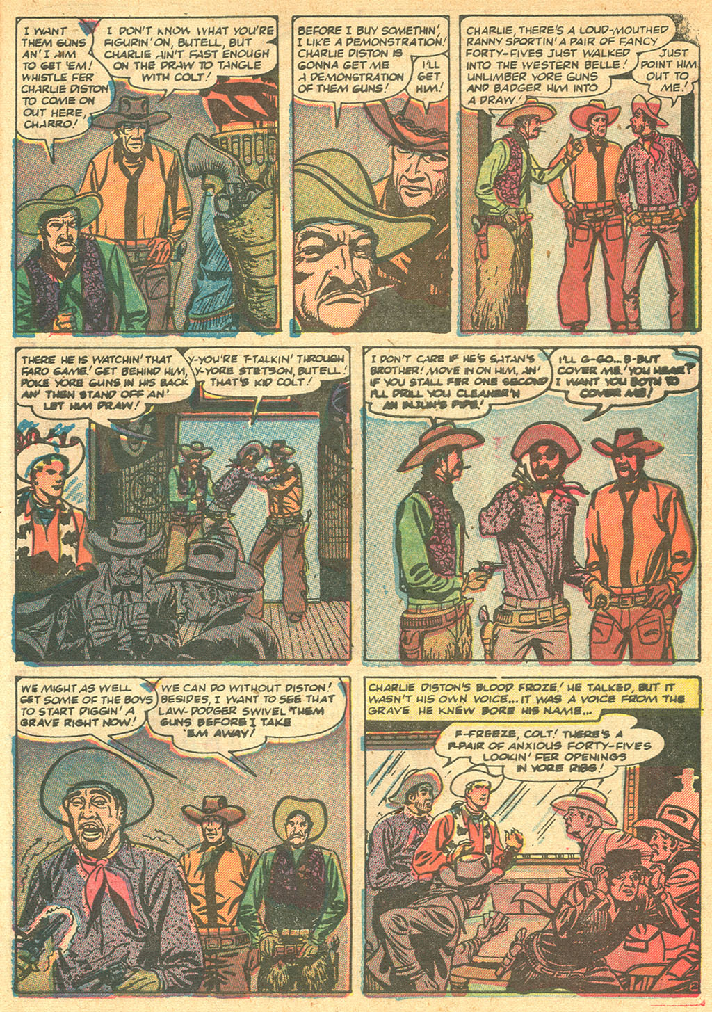 Read online Kid Colt Outlaw comic -  Issue #20 - 27
