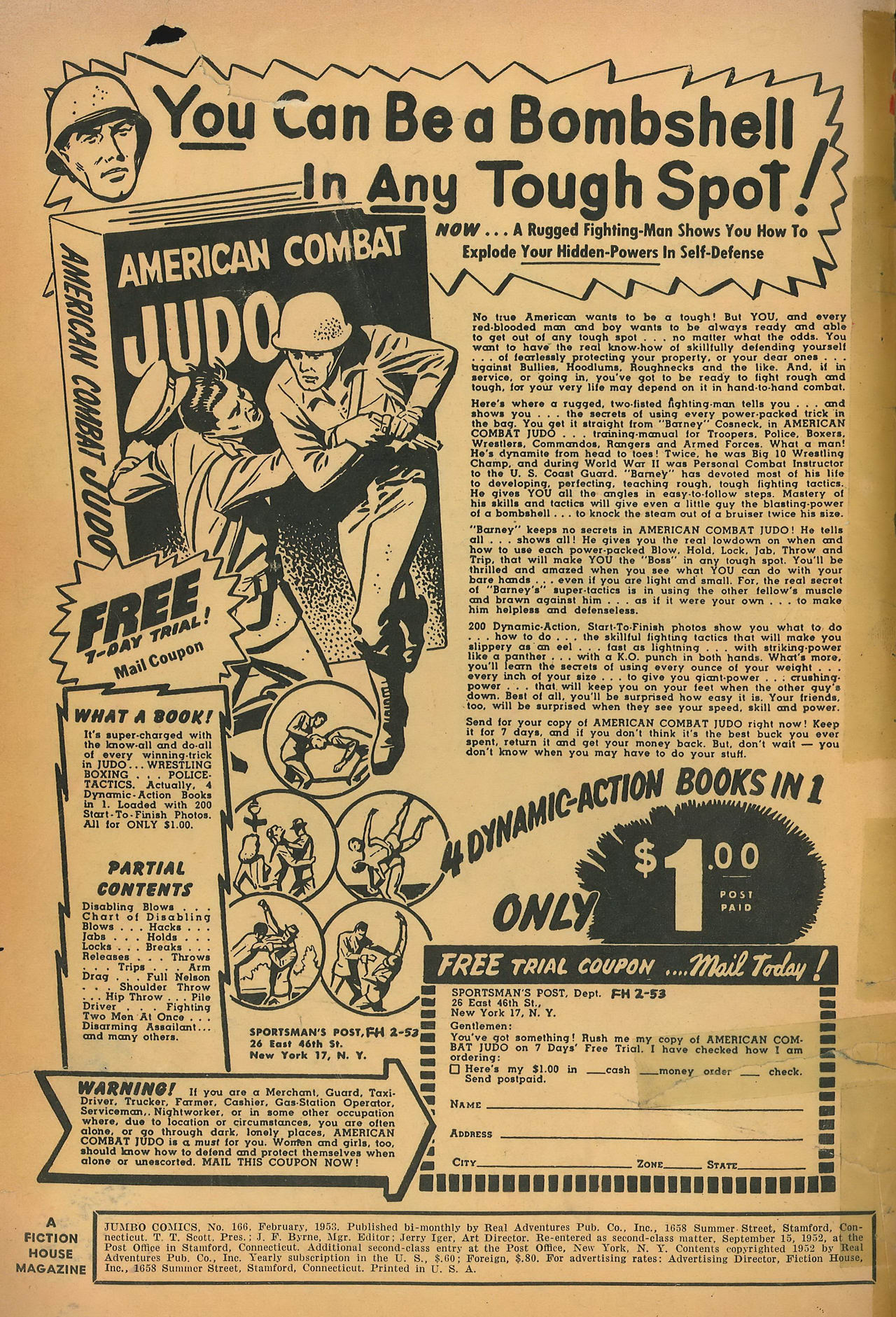 Read online Jumbo Comics comic -  Issue #166 - 2