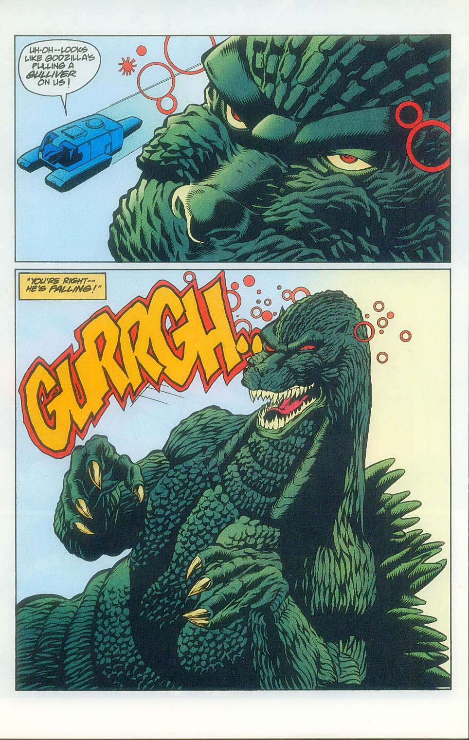 Read online Godzilla (1995) comic -  Issue #6 - 7