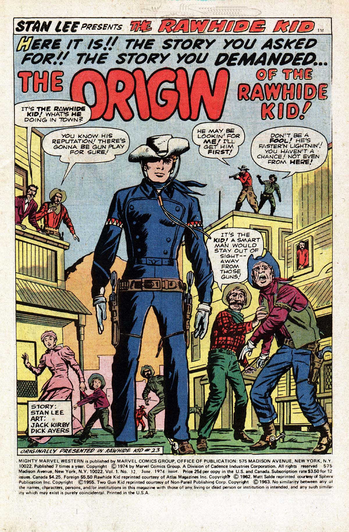 Read online The Mighty Marvel Western comic -  Issue #32 - 2