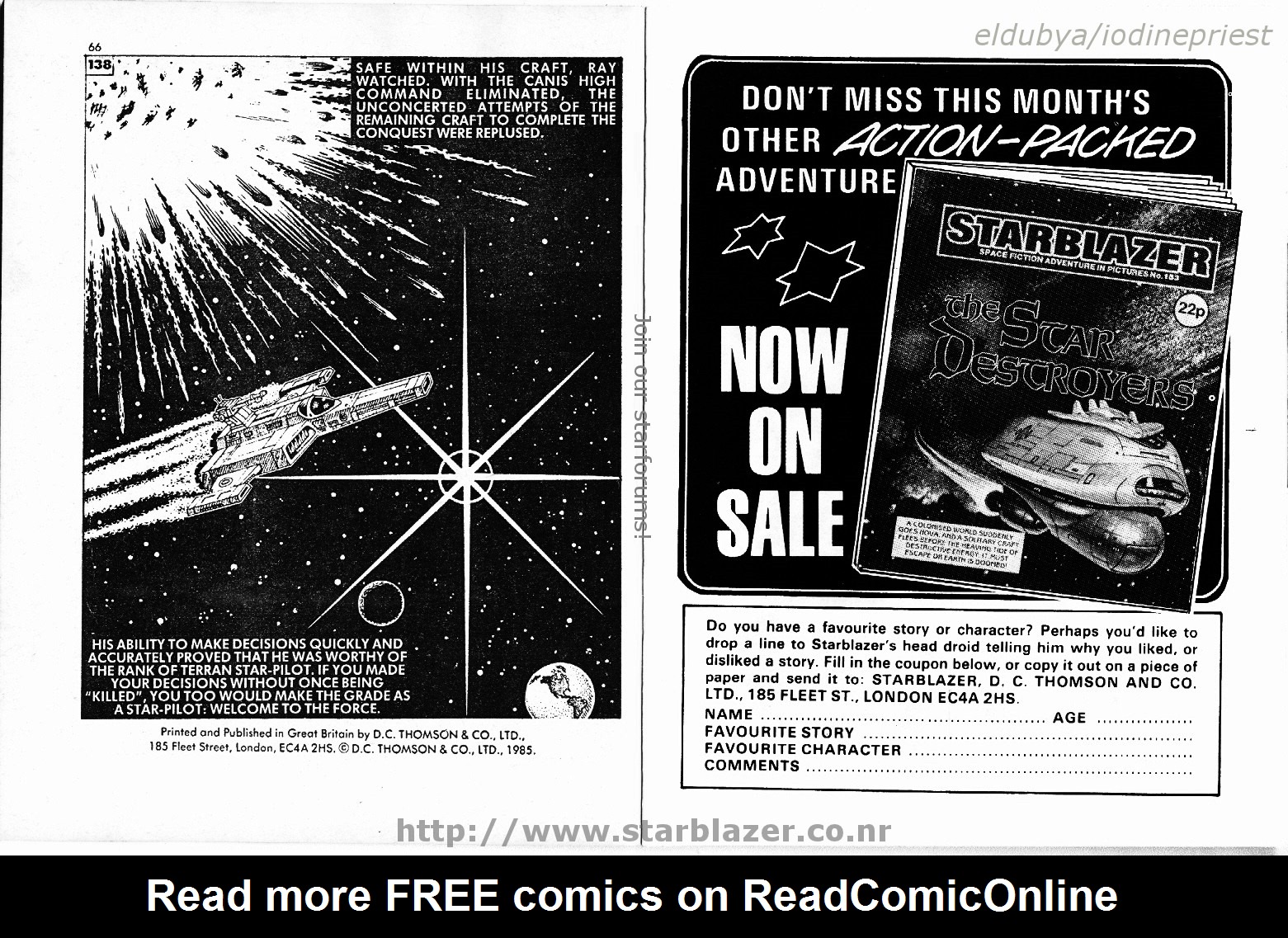 Read online Starblazer comic -  Issue #152 - 35