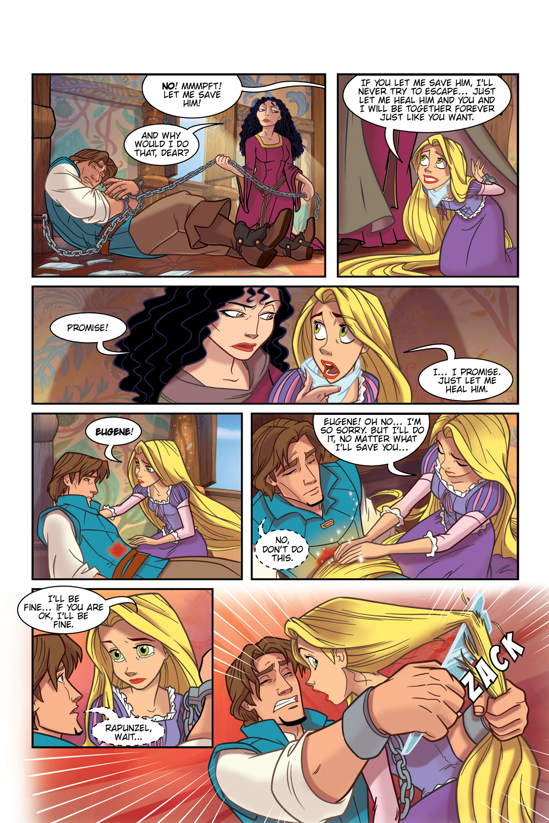 Read online Disney Tangled: The Story of the Movie in Comics comic -  Issue # Full - 49