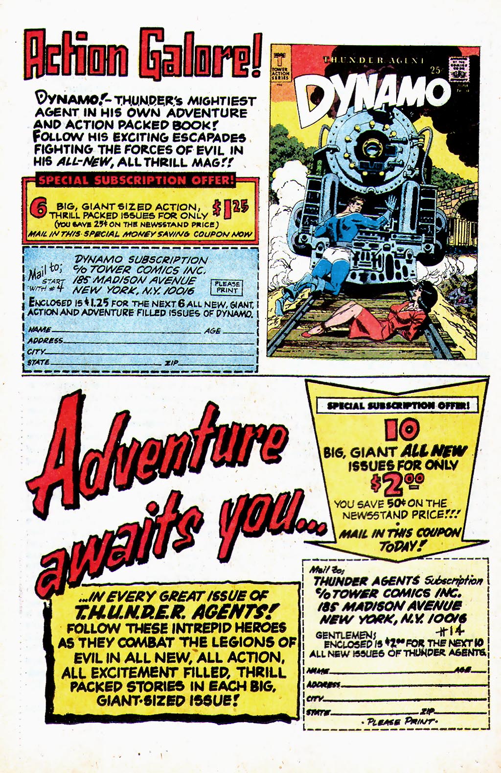 Read online T.H.U.N.D.E.R. Agents (1965) comic -  Issue #13 - 35