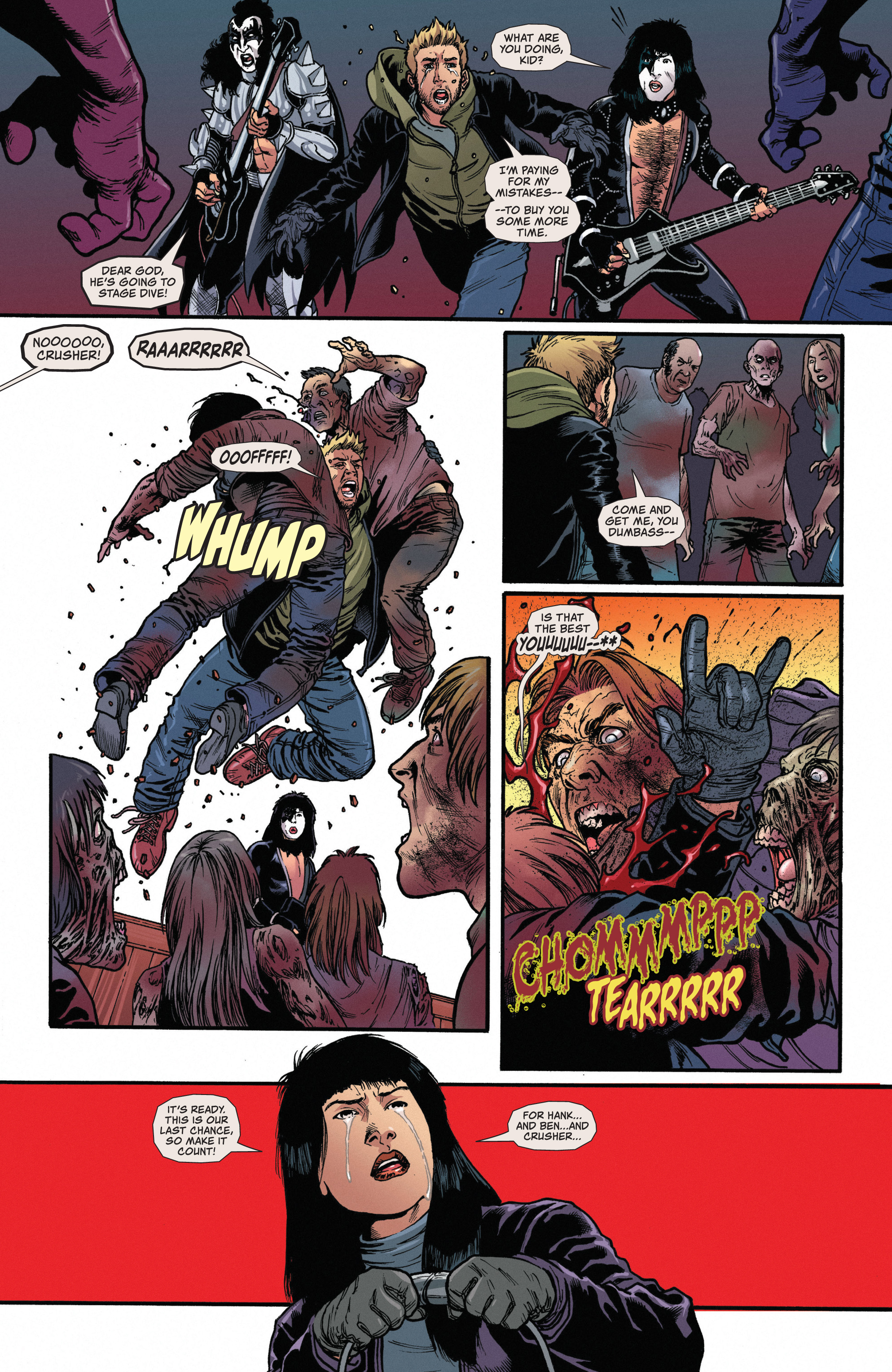 Read online Kiss: Zombies comic -  Issue #5 - 19