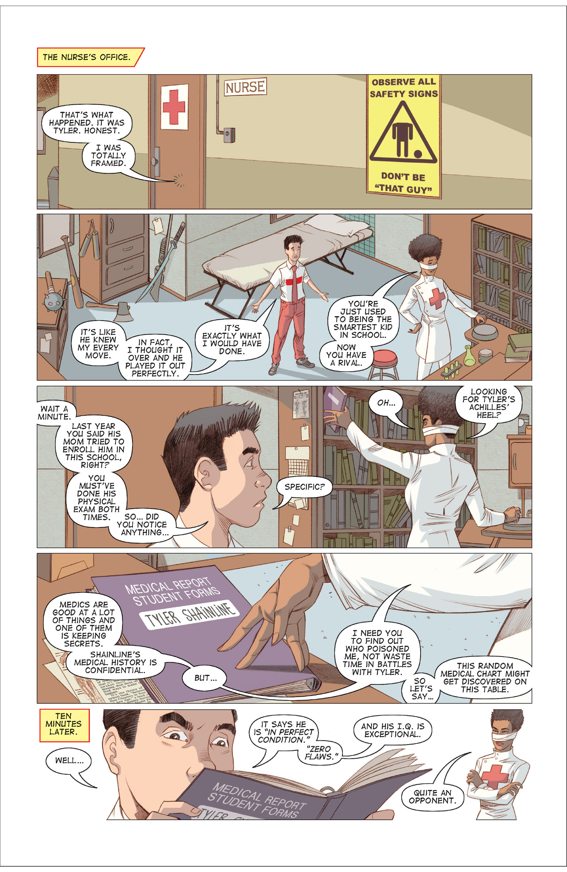 Read online Five Weapons comic -  Issue #7 - 10