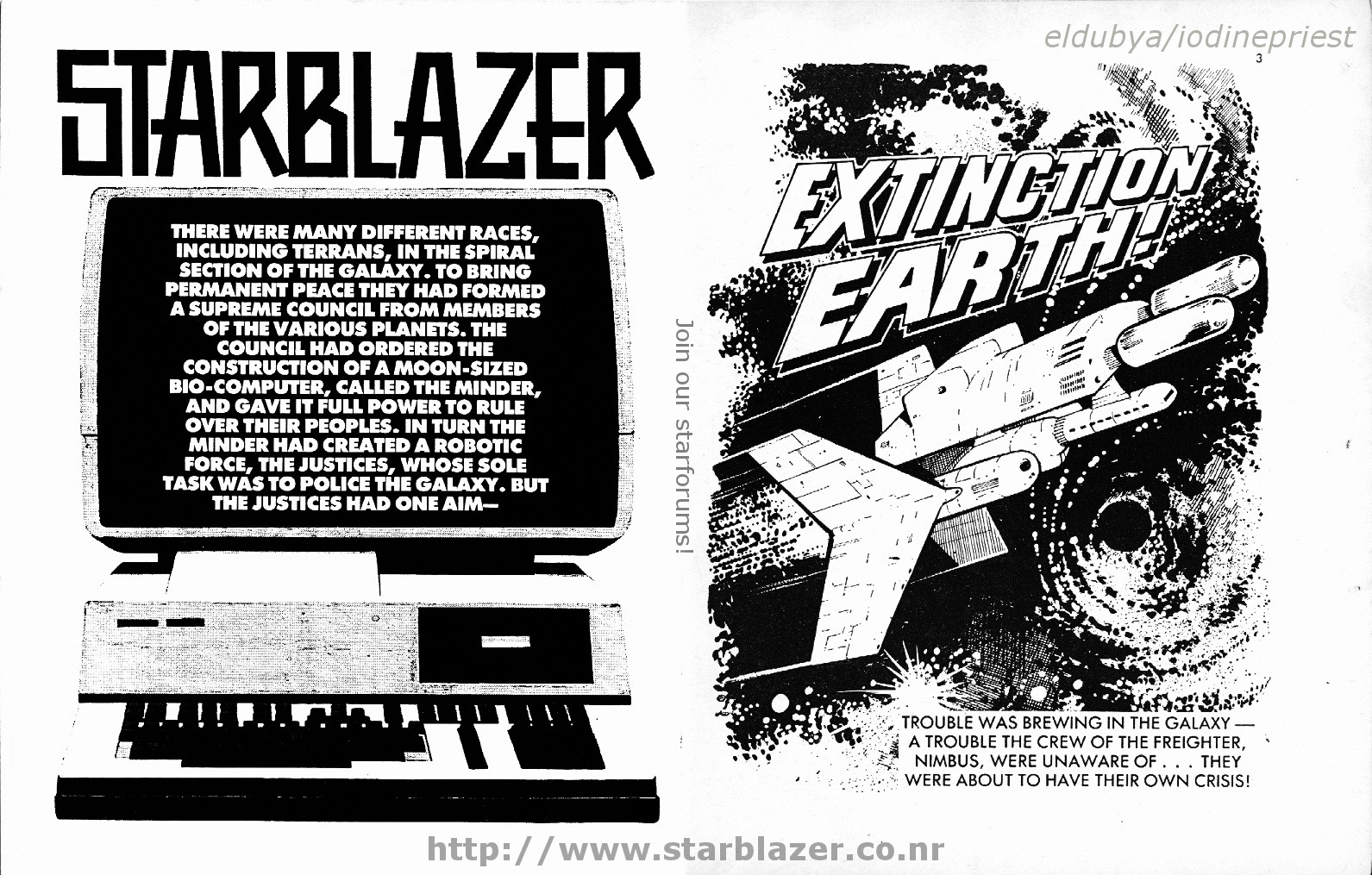 Read online Starblazer comic -  Issue #151 - 3