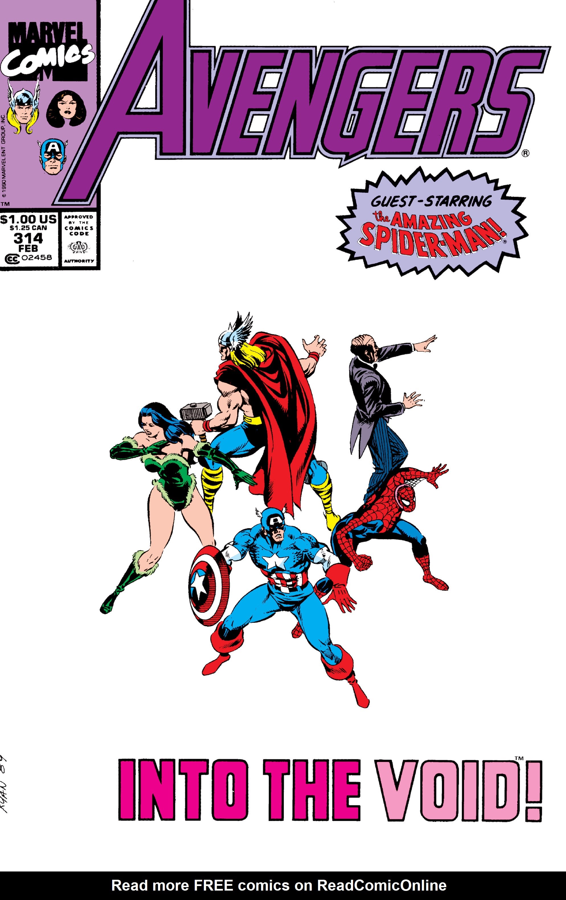 Read online The Avengers (1963) comic -  Issue #314 - 1