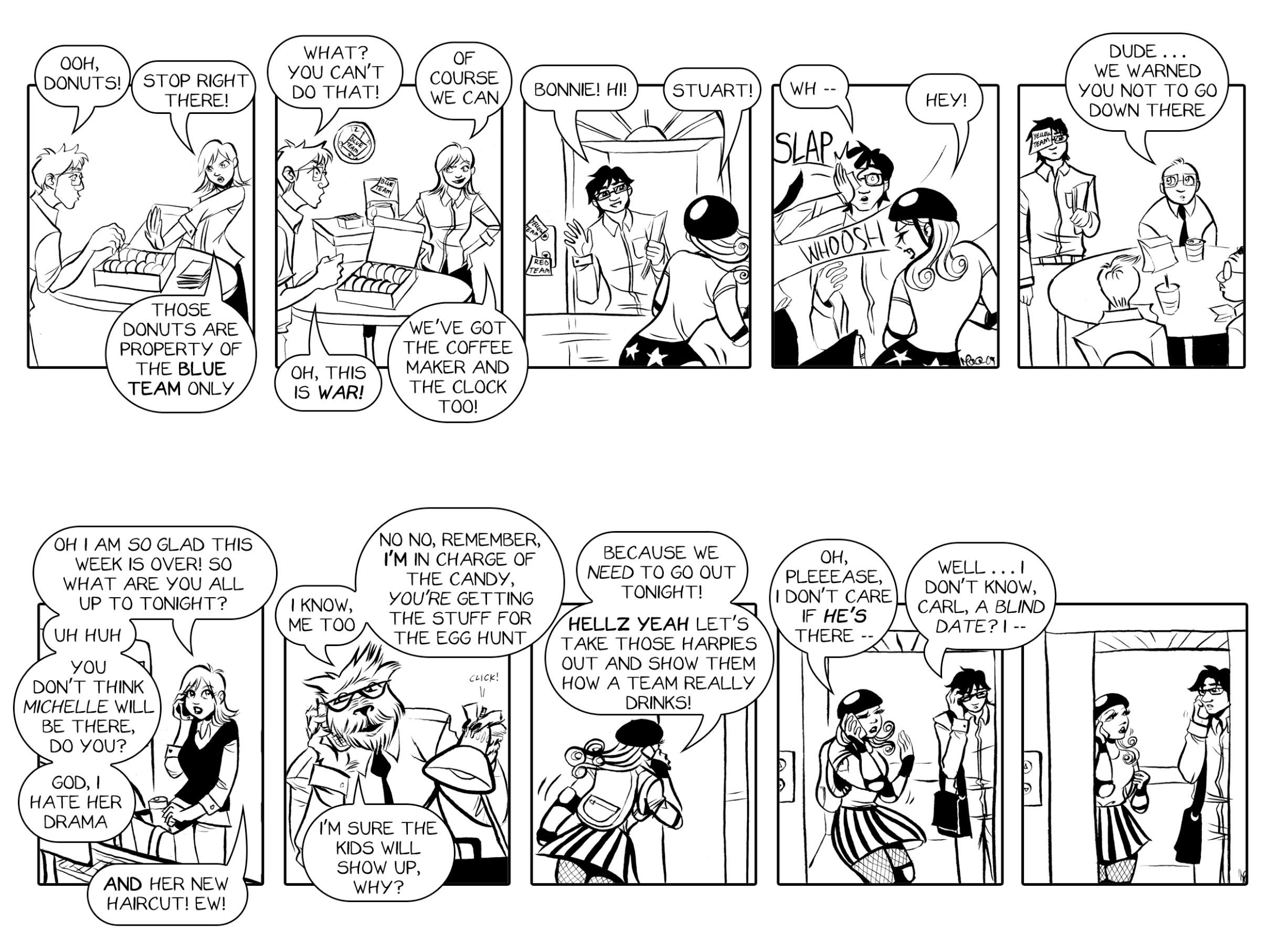 Read online Bonnie N. Collide, Nine to Five comic -  Issue #1 - 13