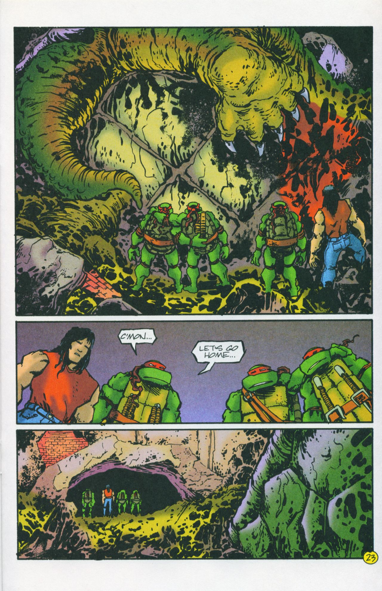 Read online Teenage Mutant Ninja Turtles (1993) comic -  Issue #5 - 25