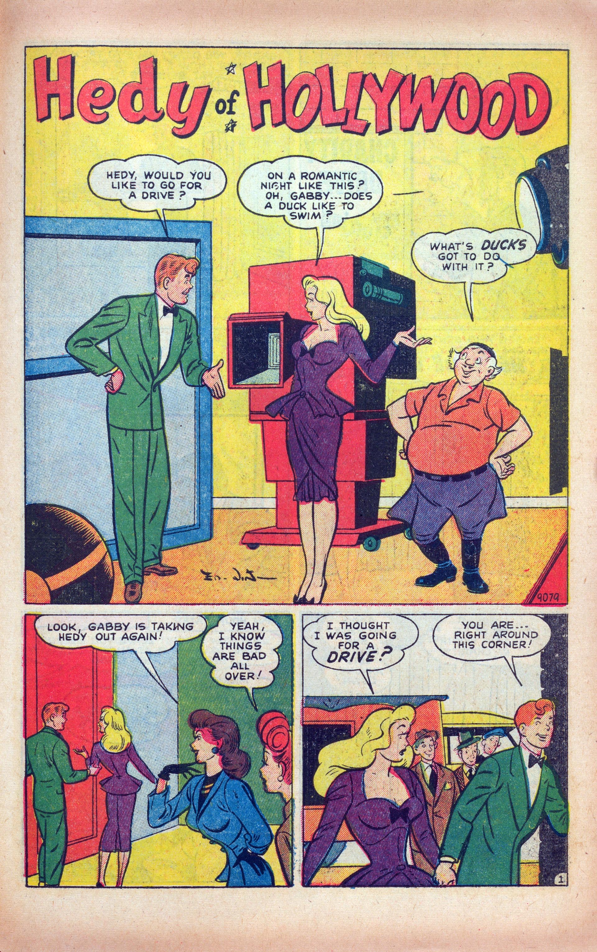 Read online Hedy Of Hollywood Comics comic -  Issue #45 - 29