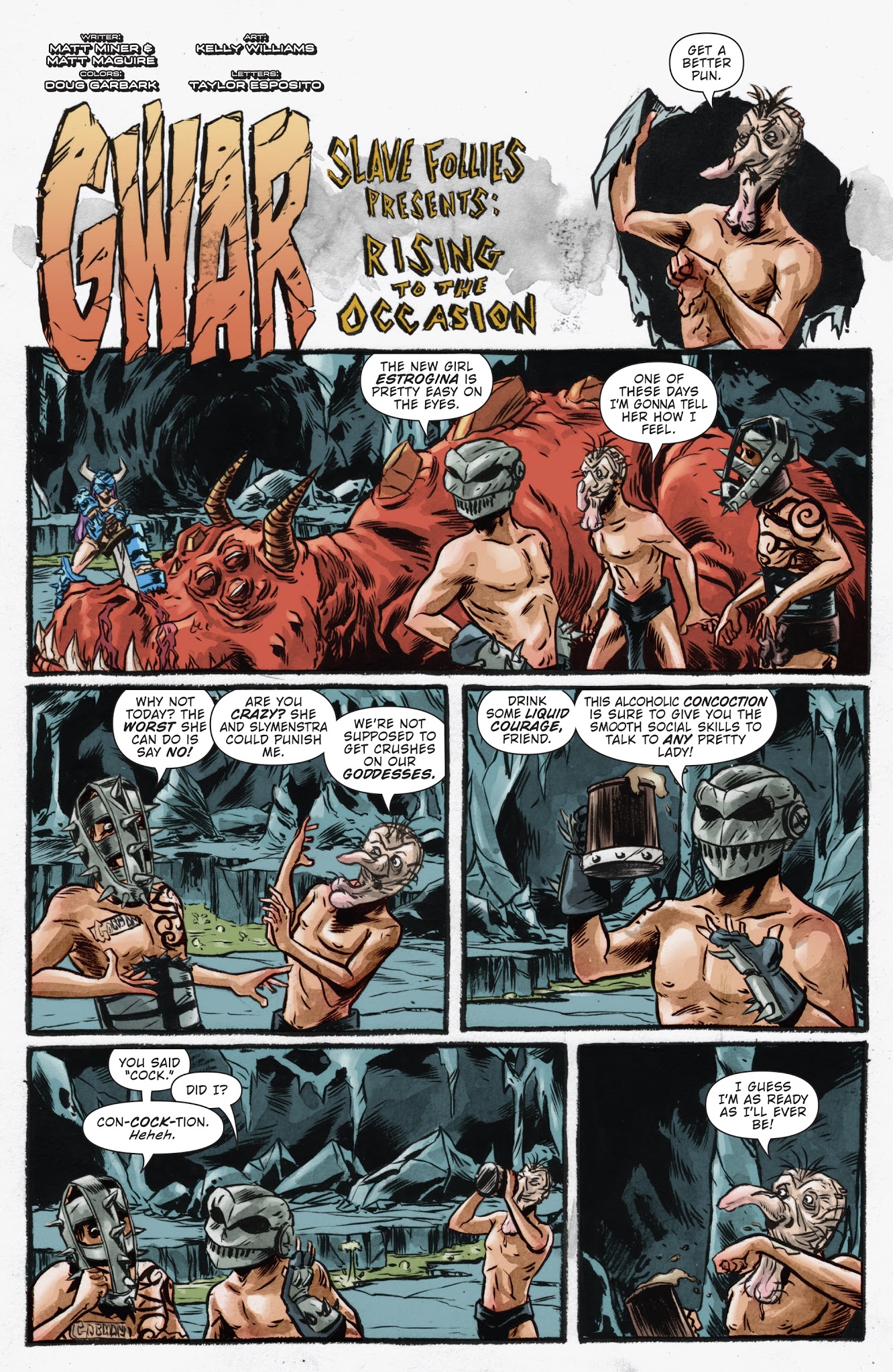 Read online Gwar: Orgasmageddon comic -  Issue #2 - 29