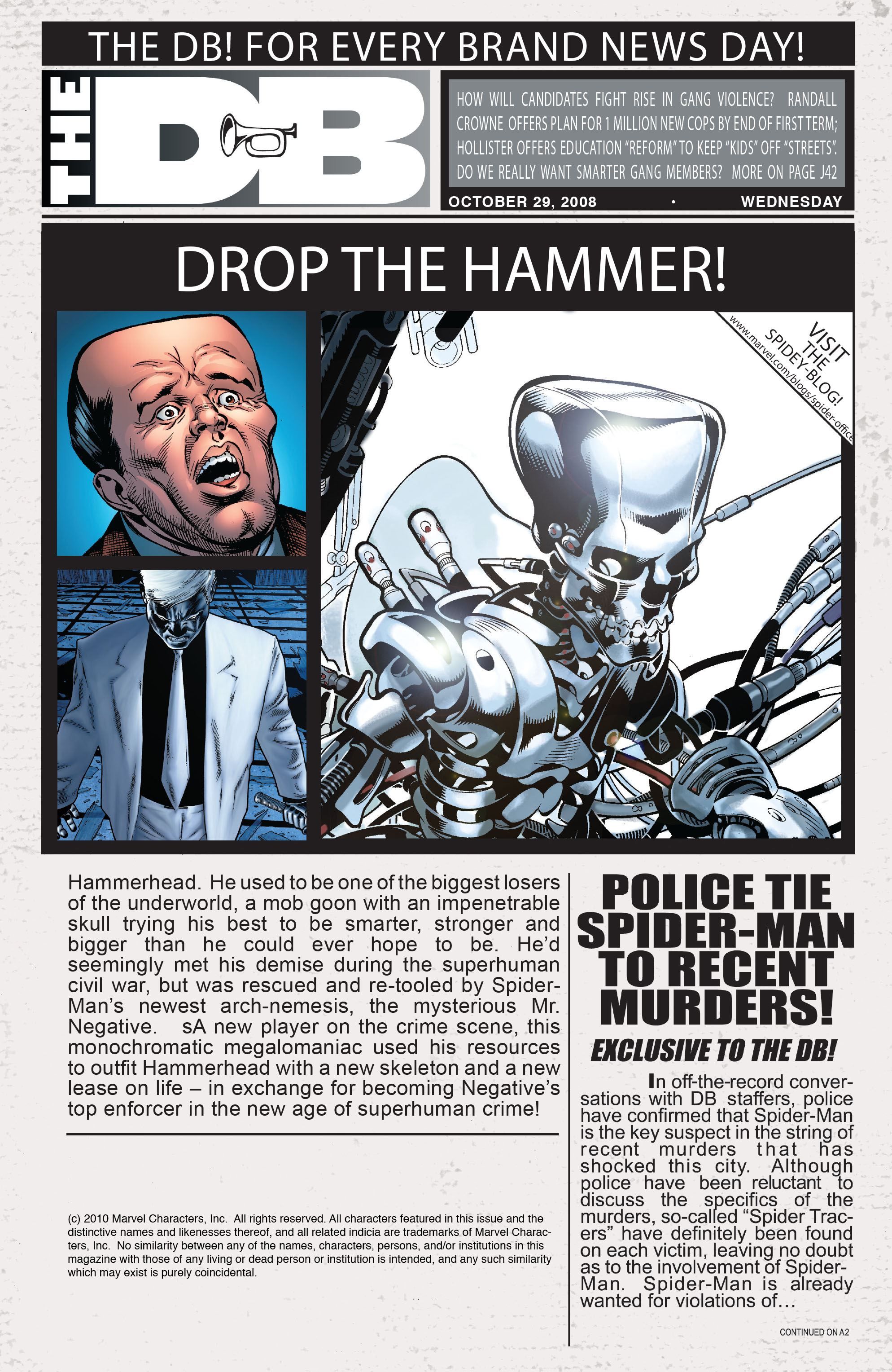 Read online The Amazing Spider-Man (1963) comic -  Issue #575 - 2