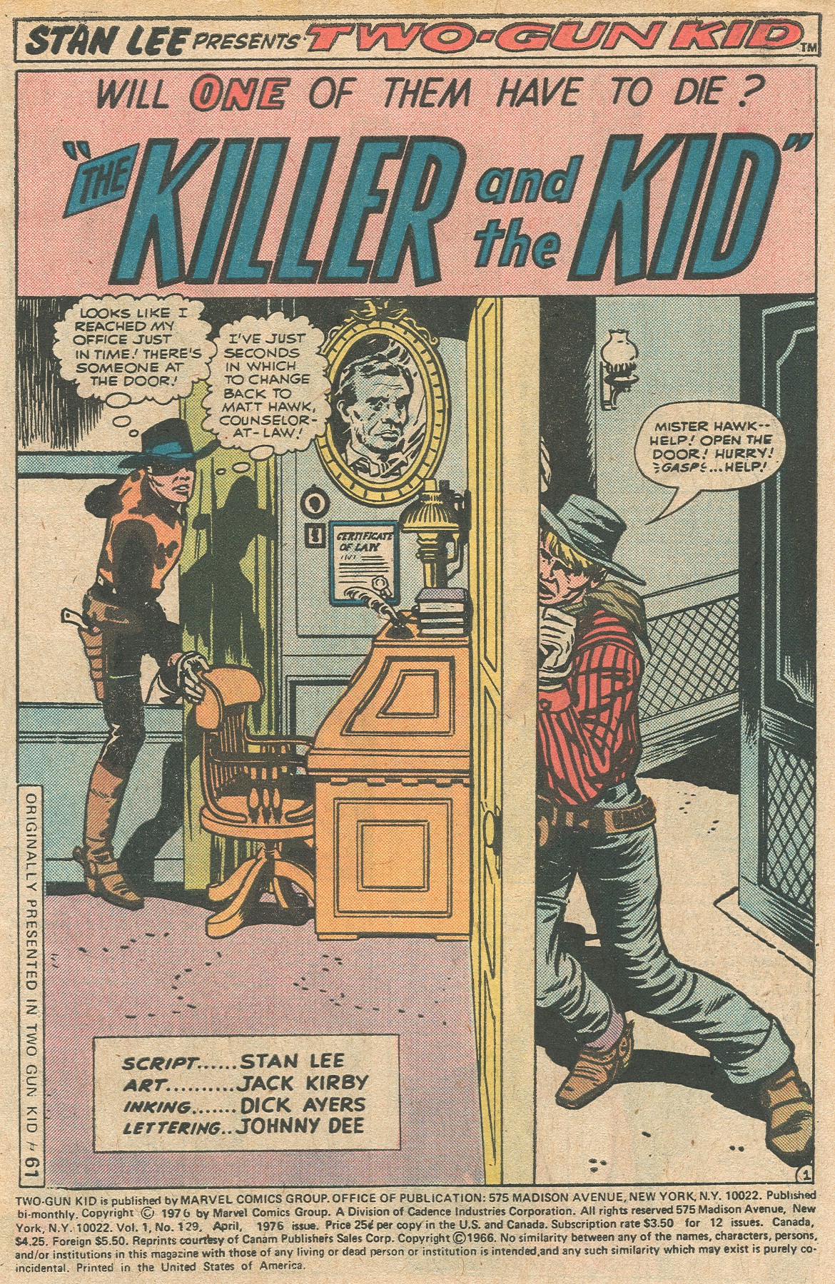 Read online Two-Gun Kid comic -  Issue #129 - 3