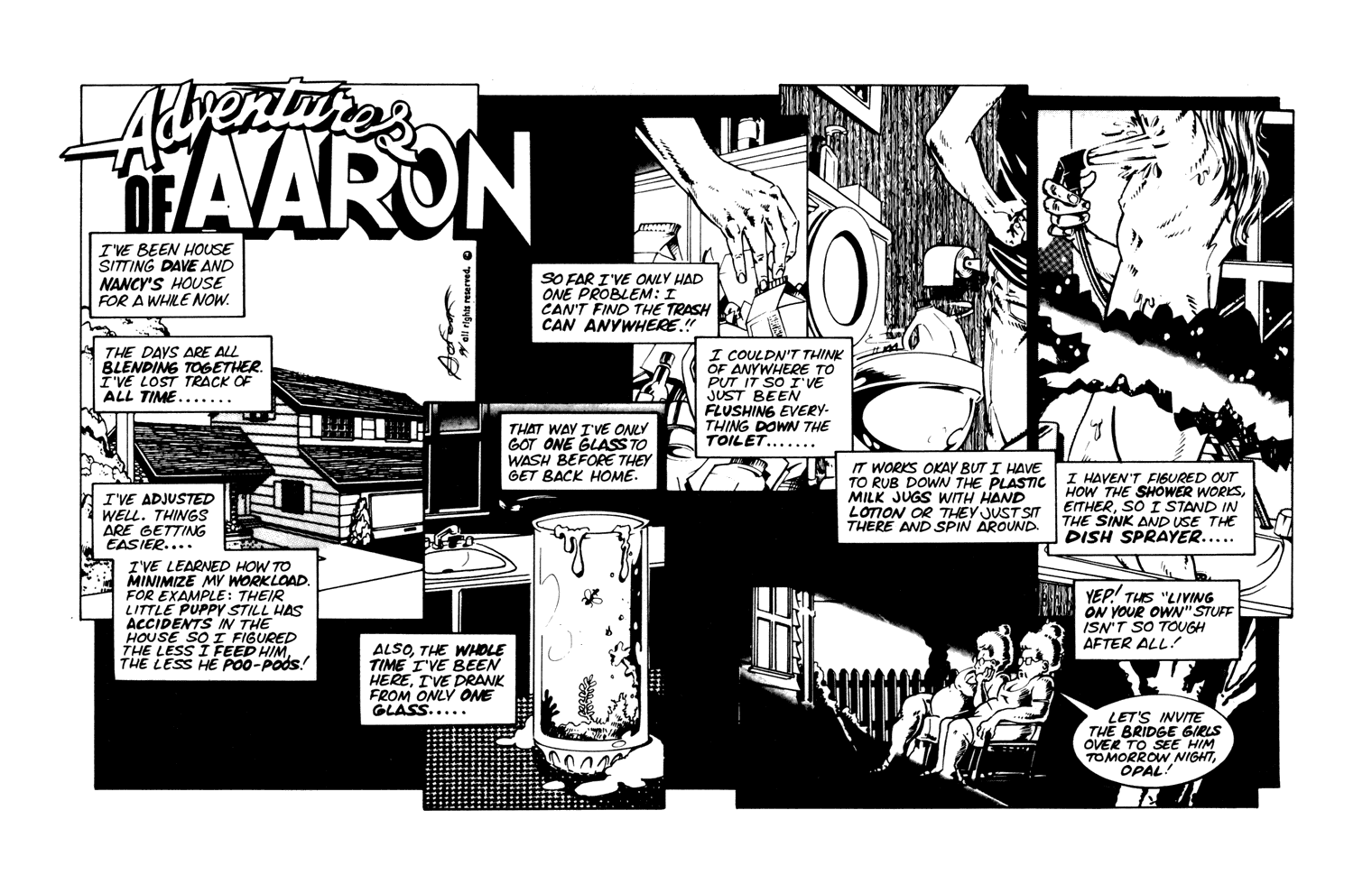 Read online Aaron Strips comic -  Issue #3 - 8