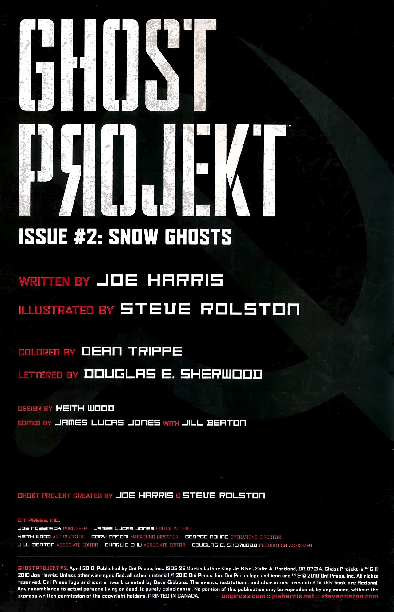 Read online Ghost Projekt comic -  Issue #2 - 2