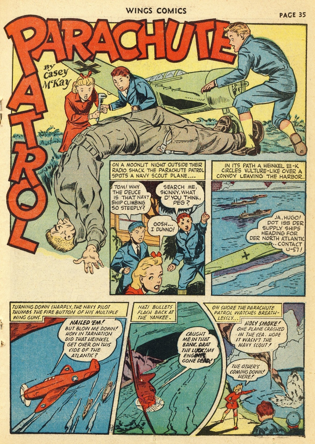 Read online Wings Comics comic -  Issue #23 - 37