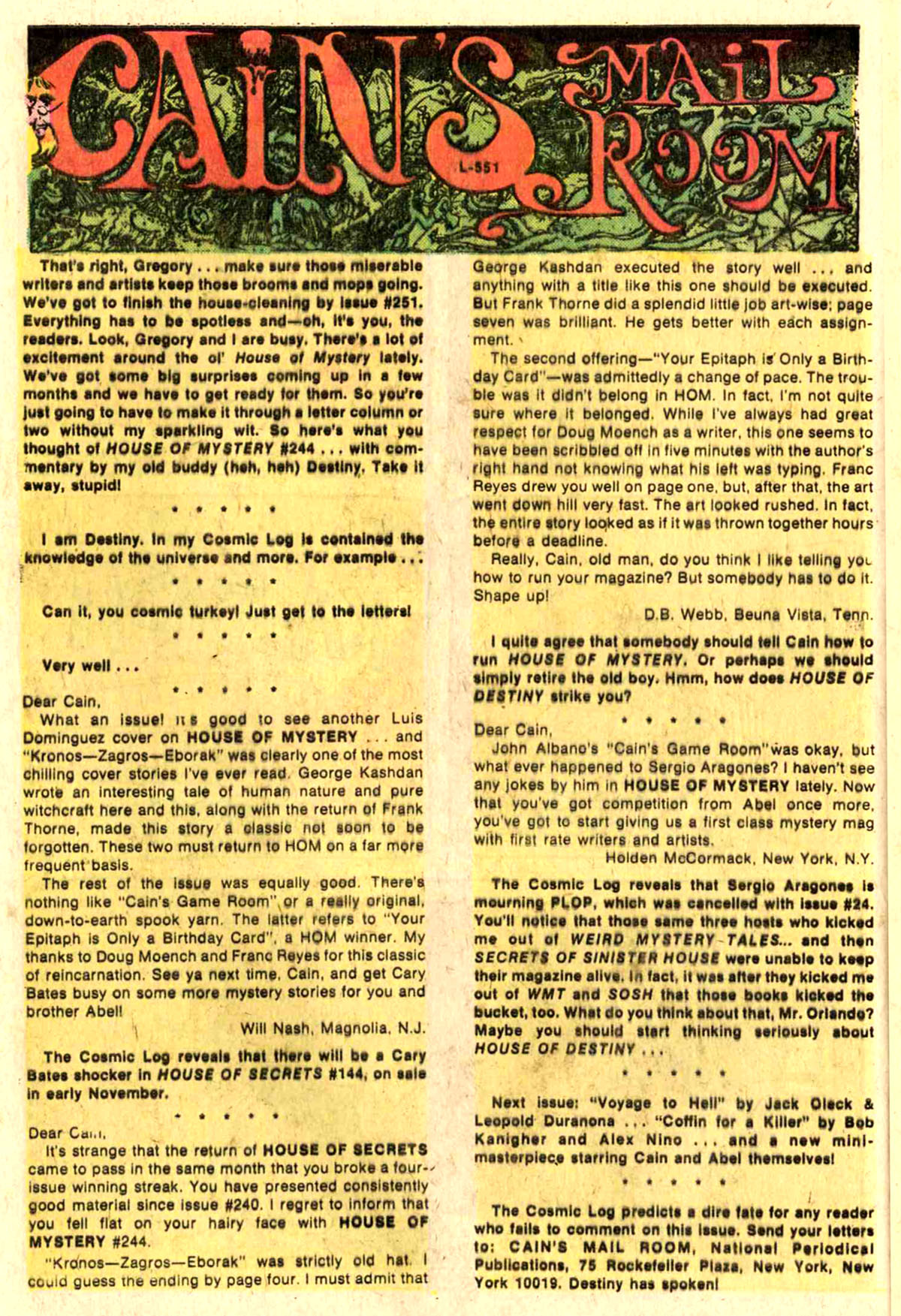 Read online House of Mystery (1951) comic -  Issue #249 - 32