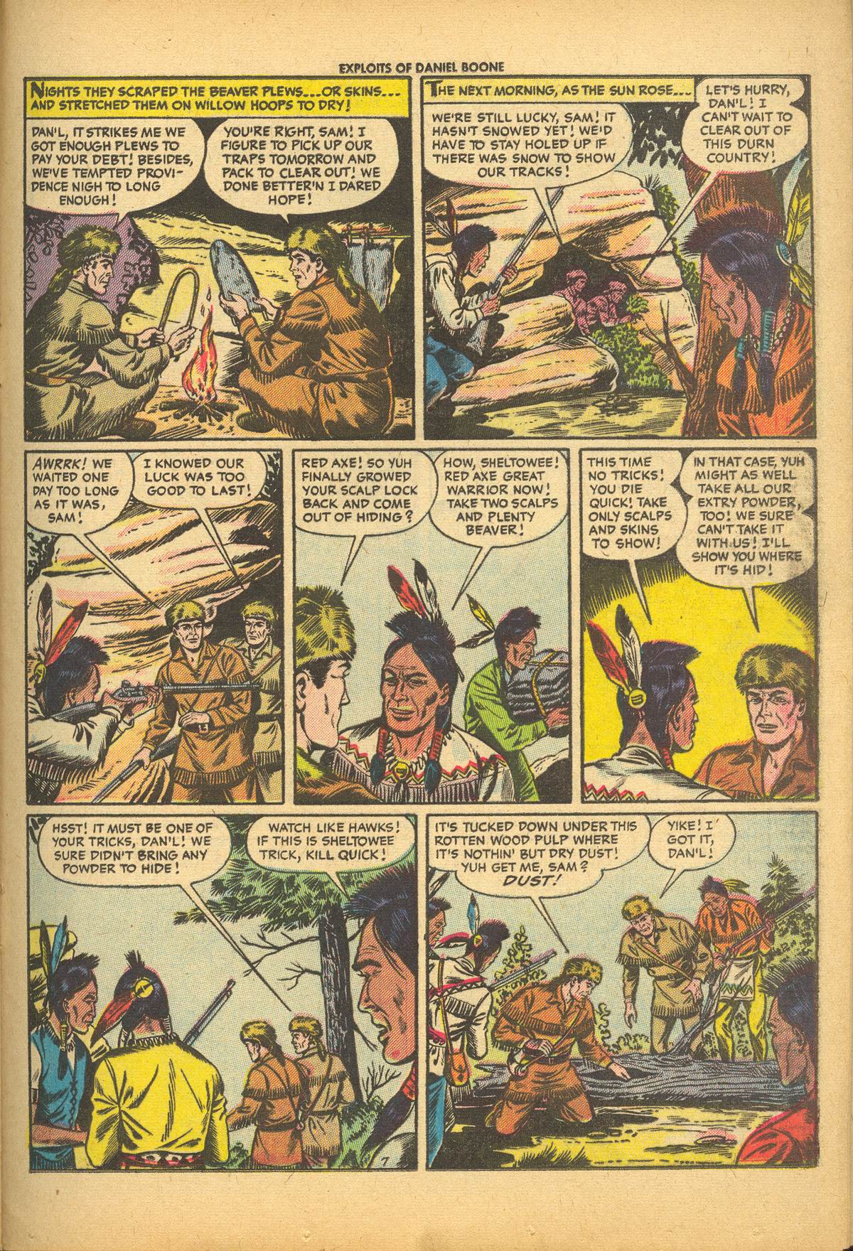 Read online Exploits of Daniel Boone comic -  Issue #3 - 25