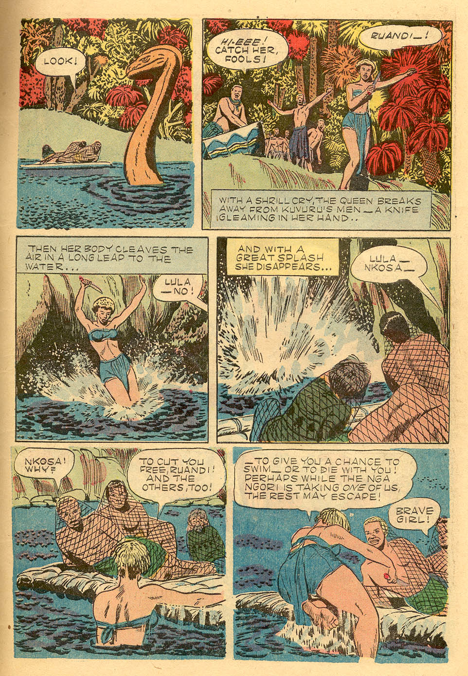 Read online Tarzan (1948) comic -  Issue #47 - 15