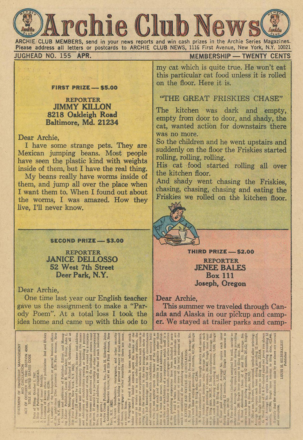 Read online Jughead (1965) comic -  Issue #155 - 10