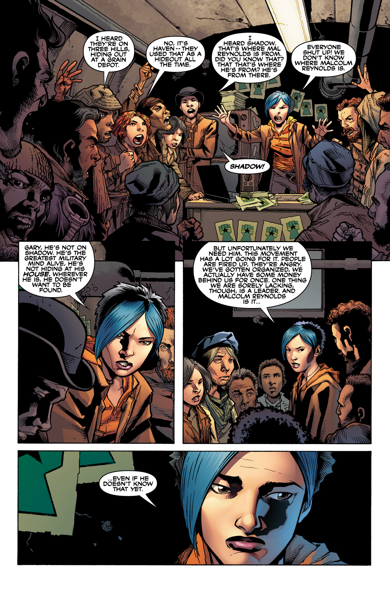 Read online Serenity: Firefly Class 03-K64  Leaves on the Wind comic -  Issue #1 - 8