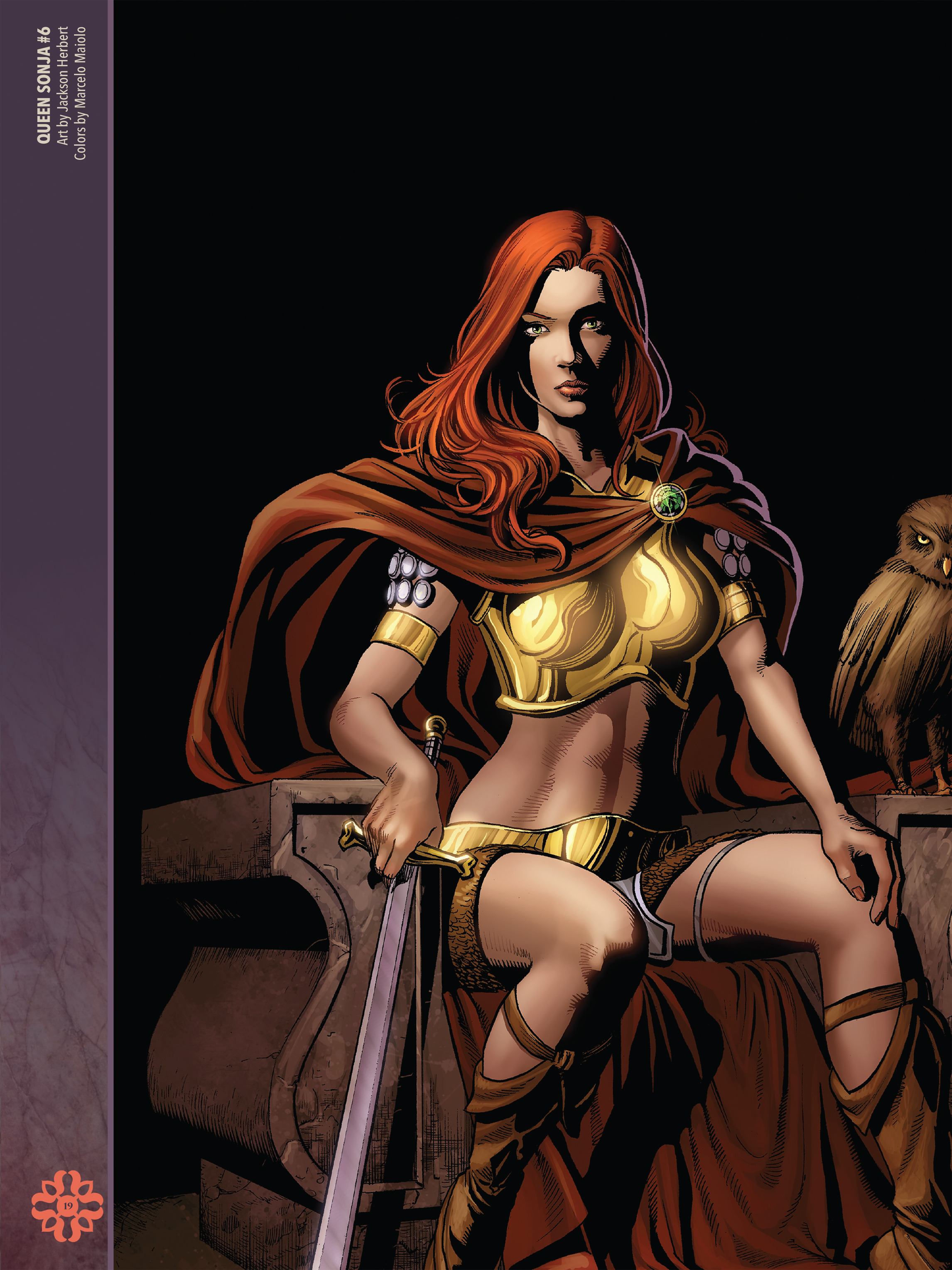 Read online The Art of Red Sonja comic -  Issue # TPB 2 (Part 1) - 19